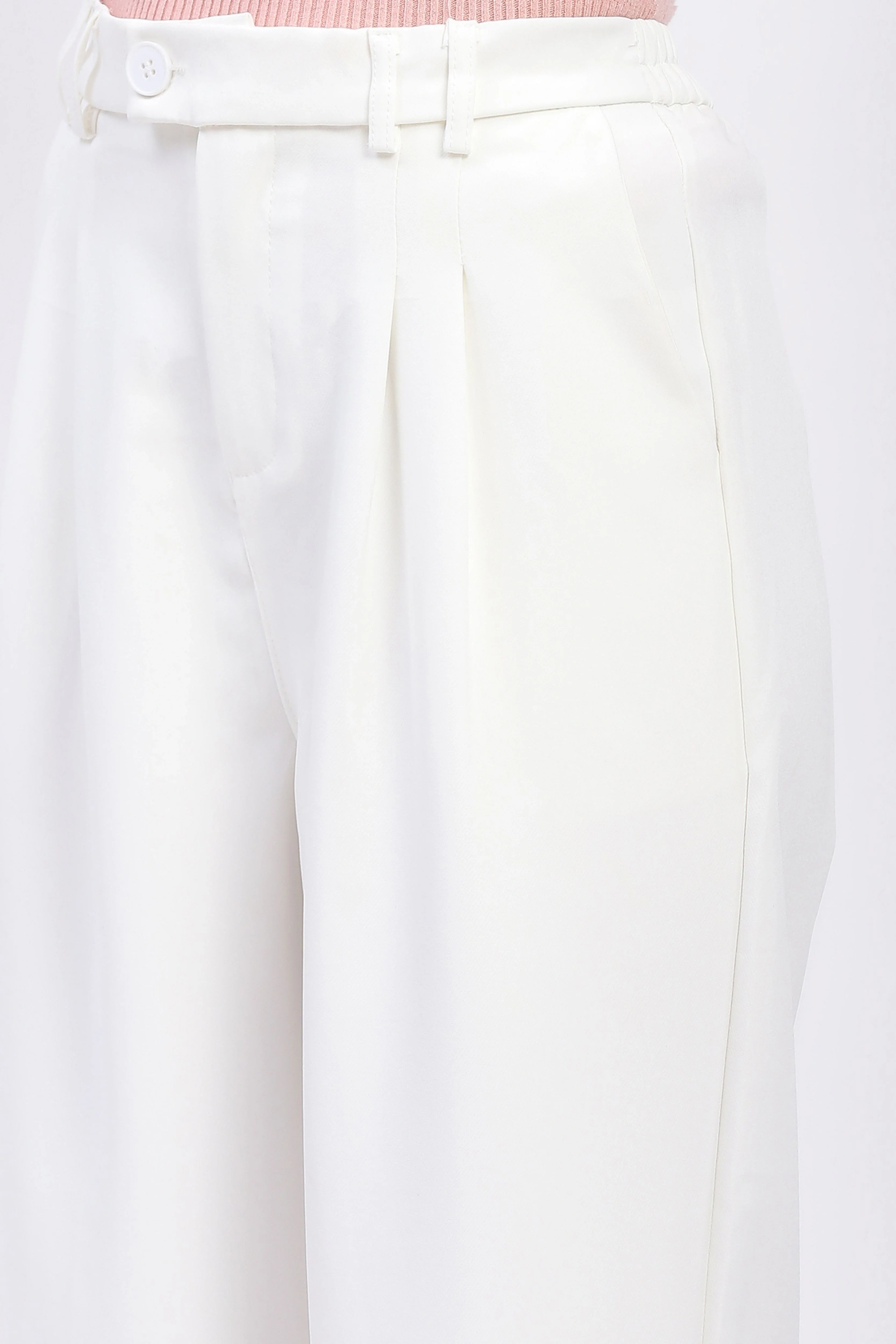 Elegant Floral Straight-Fit Trousers - Image 5