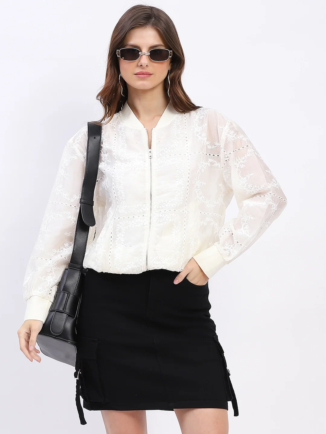 Embroidered Silk-Blend Shacket - Image 8