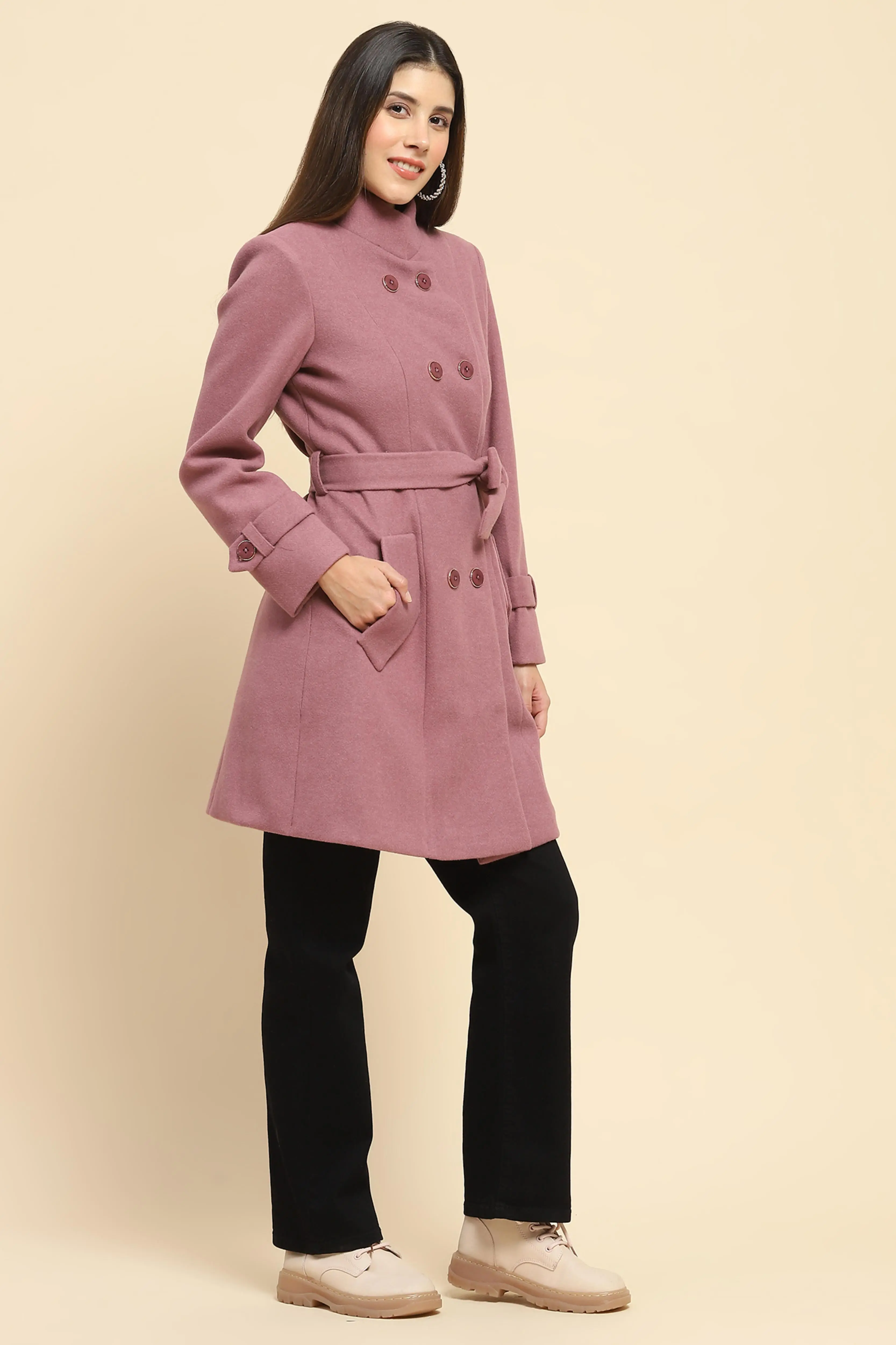 Falsa Winter Long Coat - Image 3