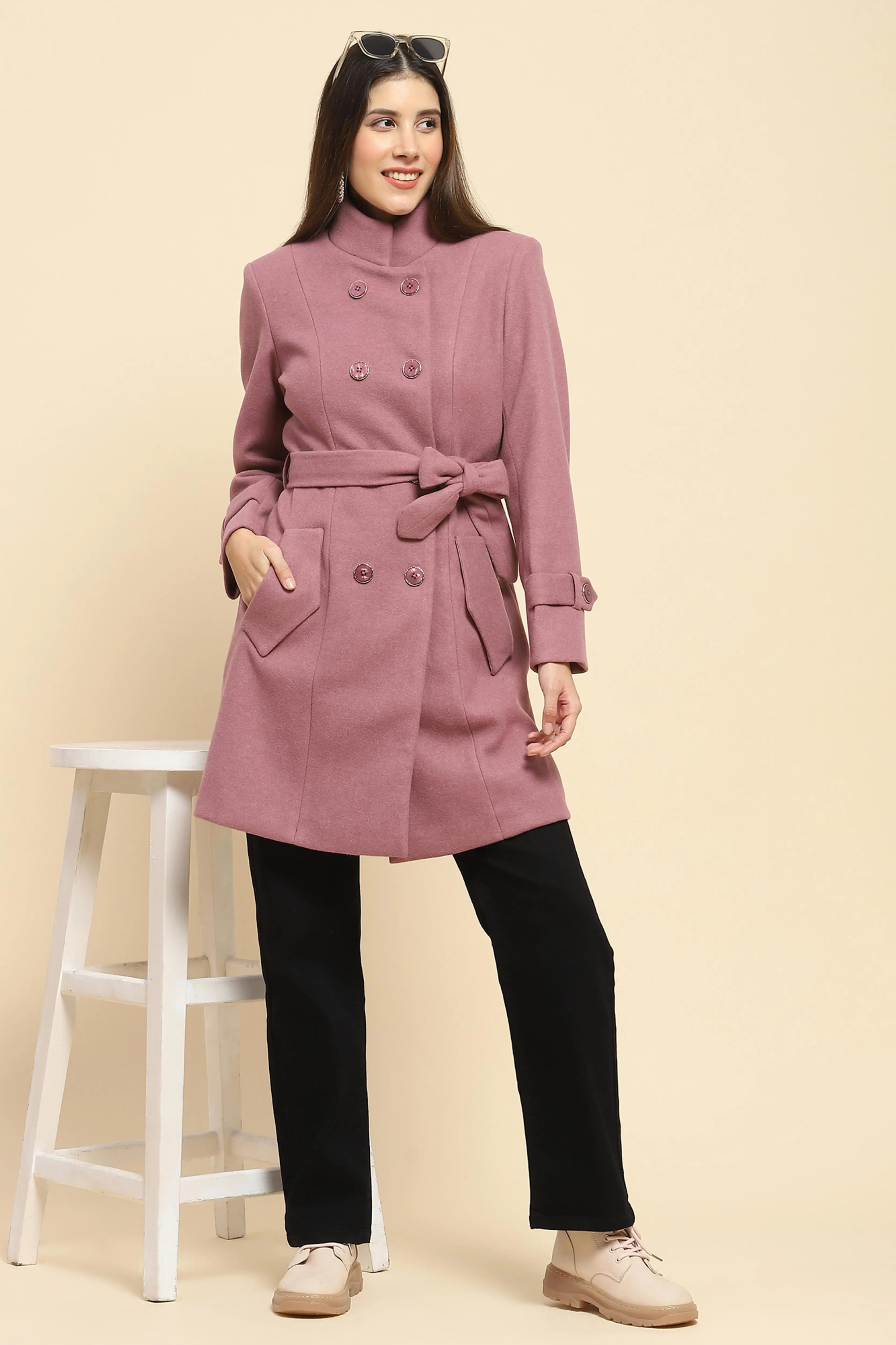 Falsa Winter Long Coat - Image 6