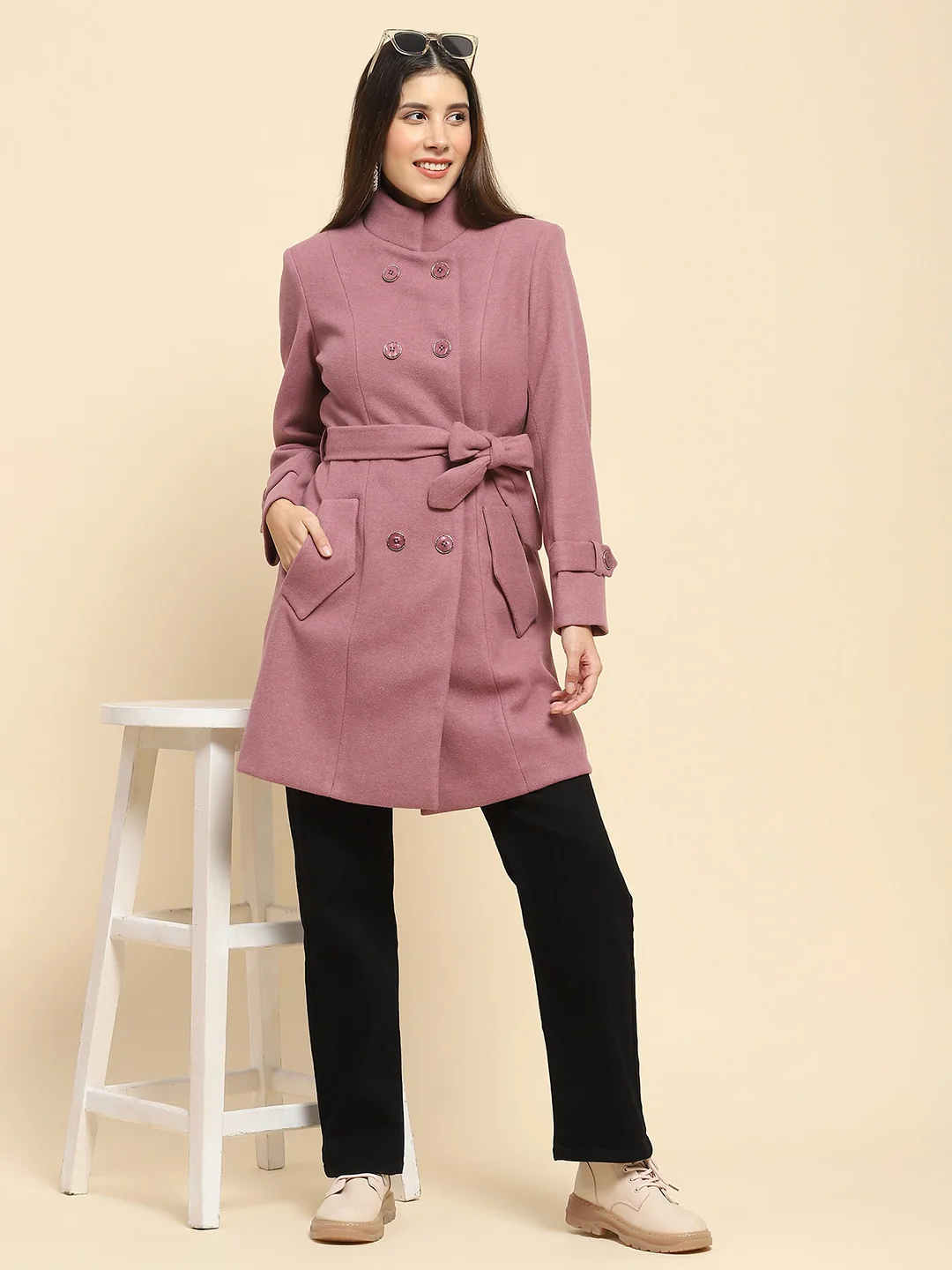 Falsa Winter Long Coat - Image 8