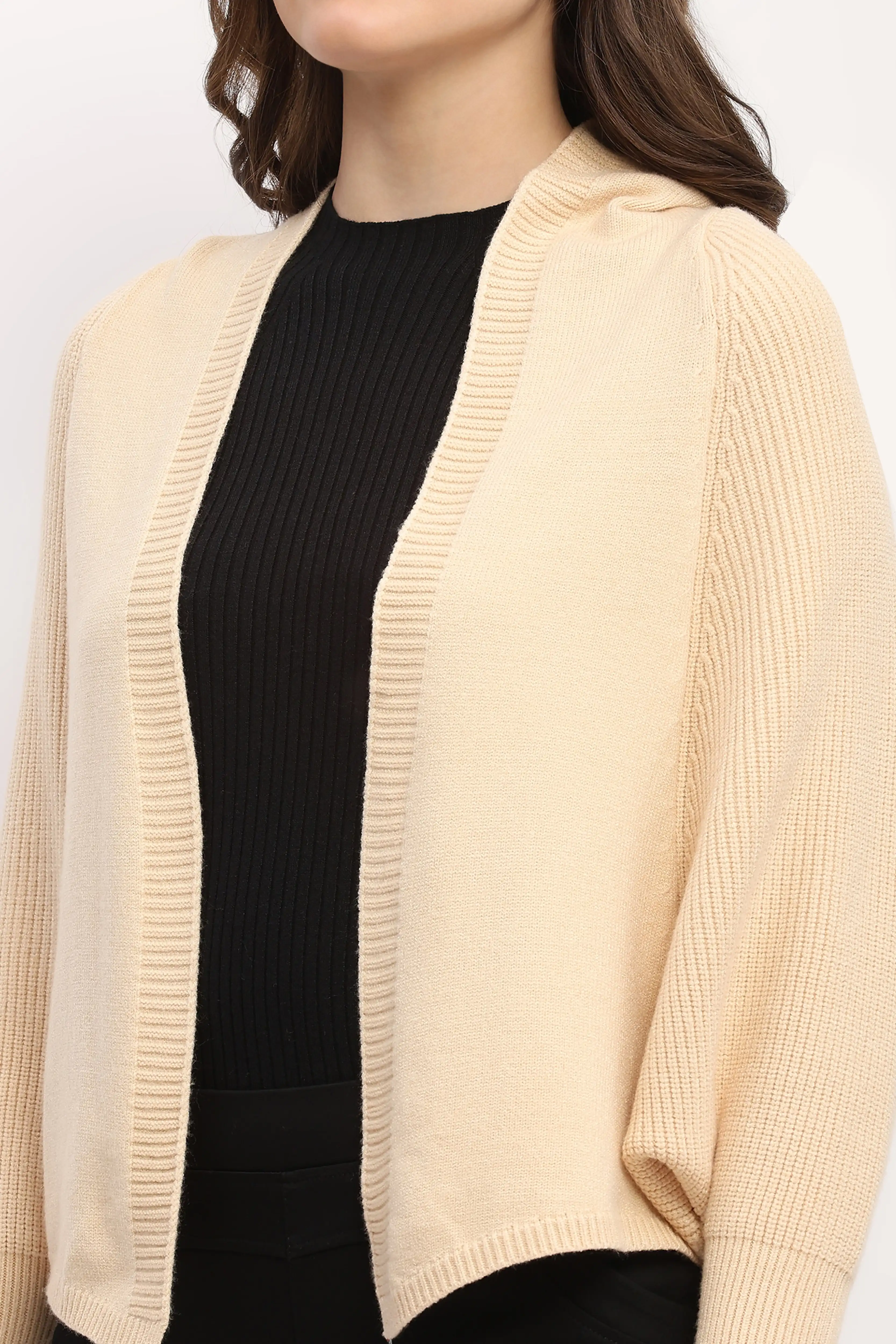 Fawn Hooded Winter Shrug - Image 6