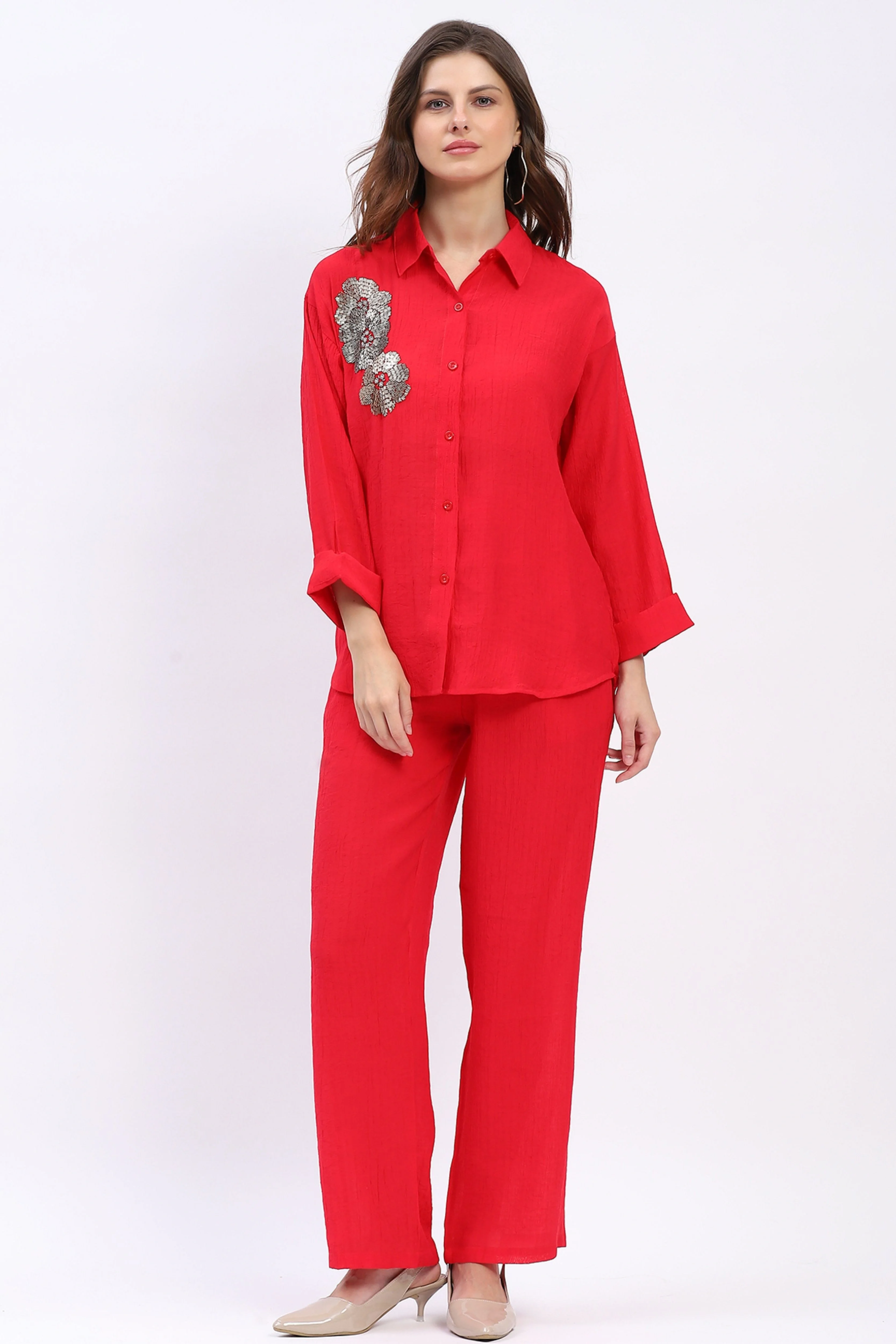 Festive Embellished Co-ord Set - Image 7