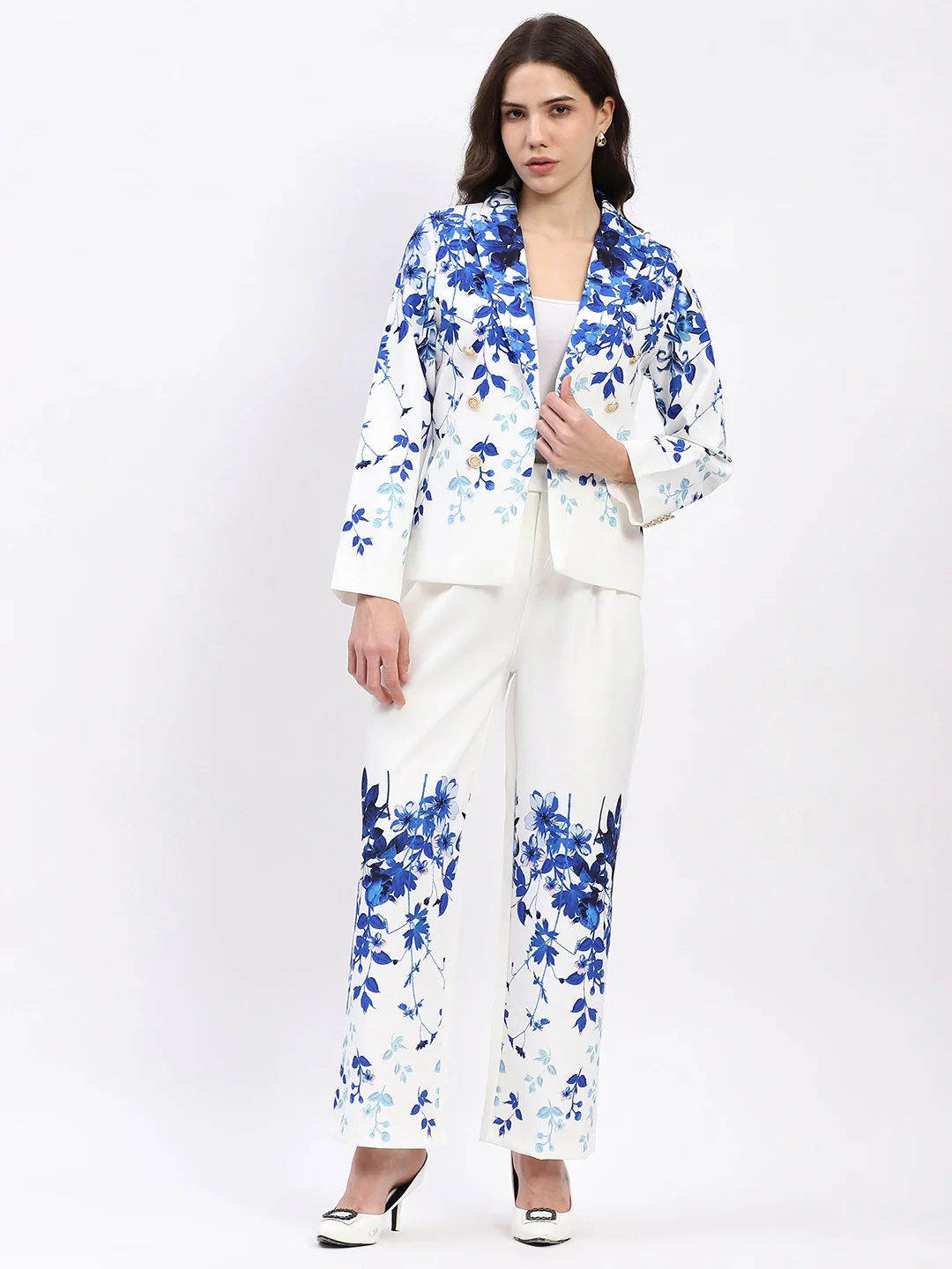 Floral Placement Print Co-ord Set - Image 2