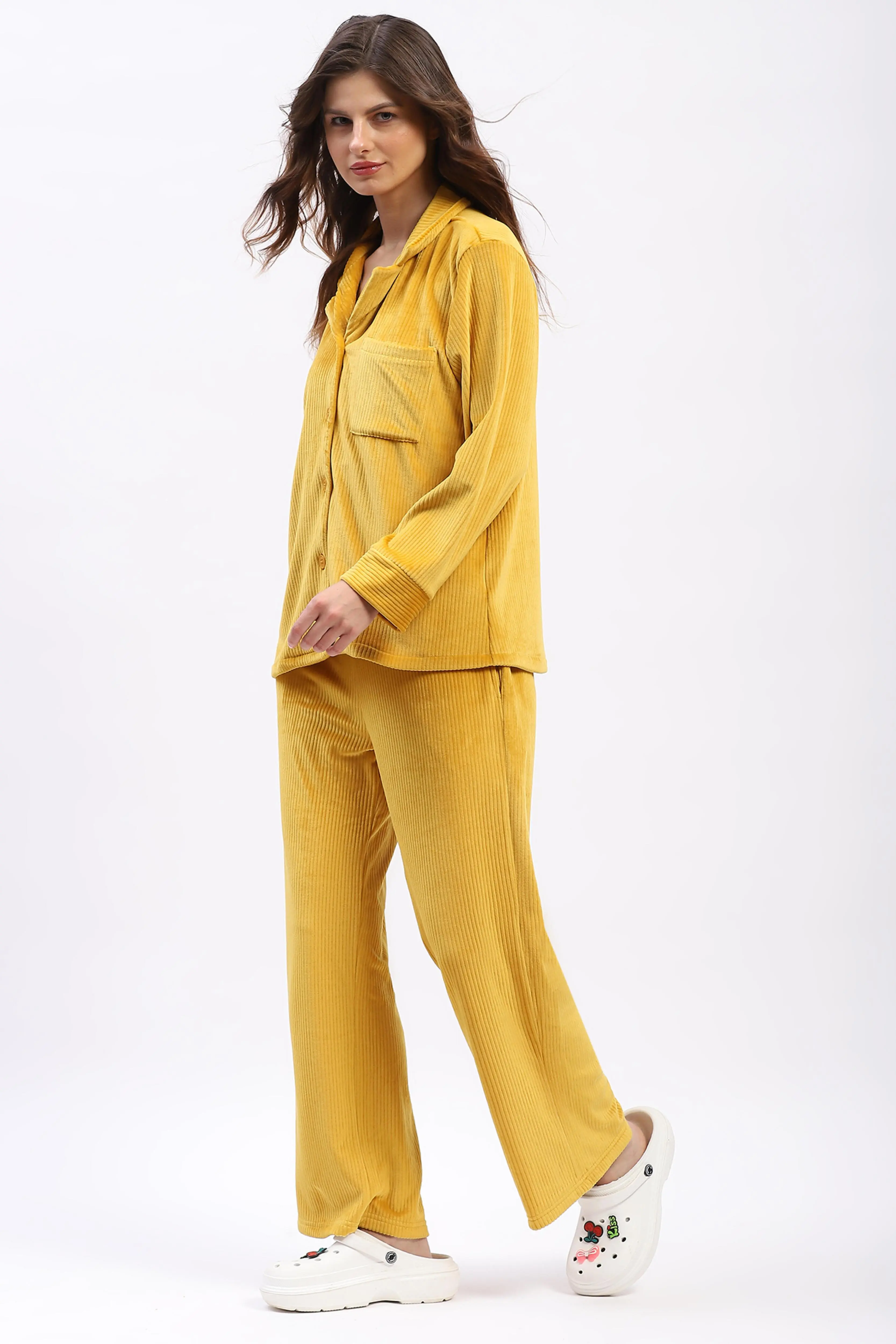 Golden Glow Lounge Nightsuit - Image 2
