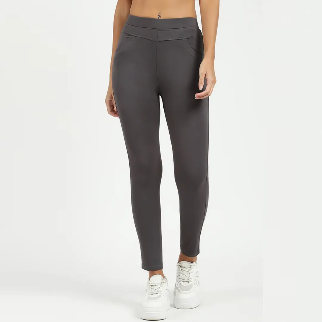 Grey Ultra Stretchable Jegging - Image 20
