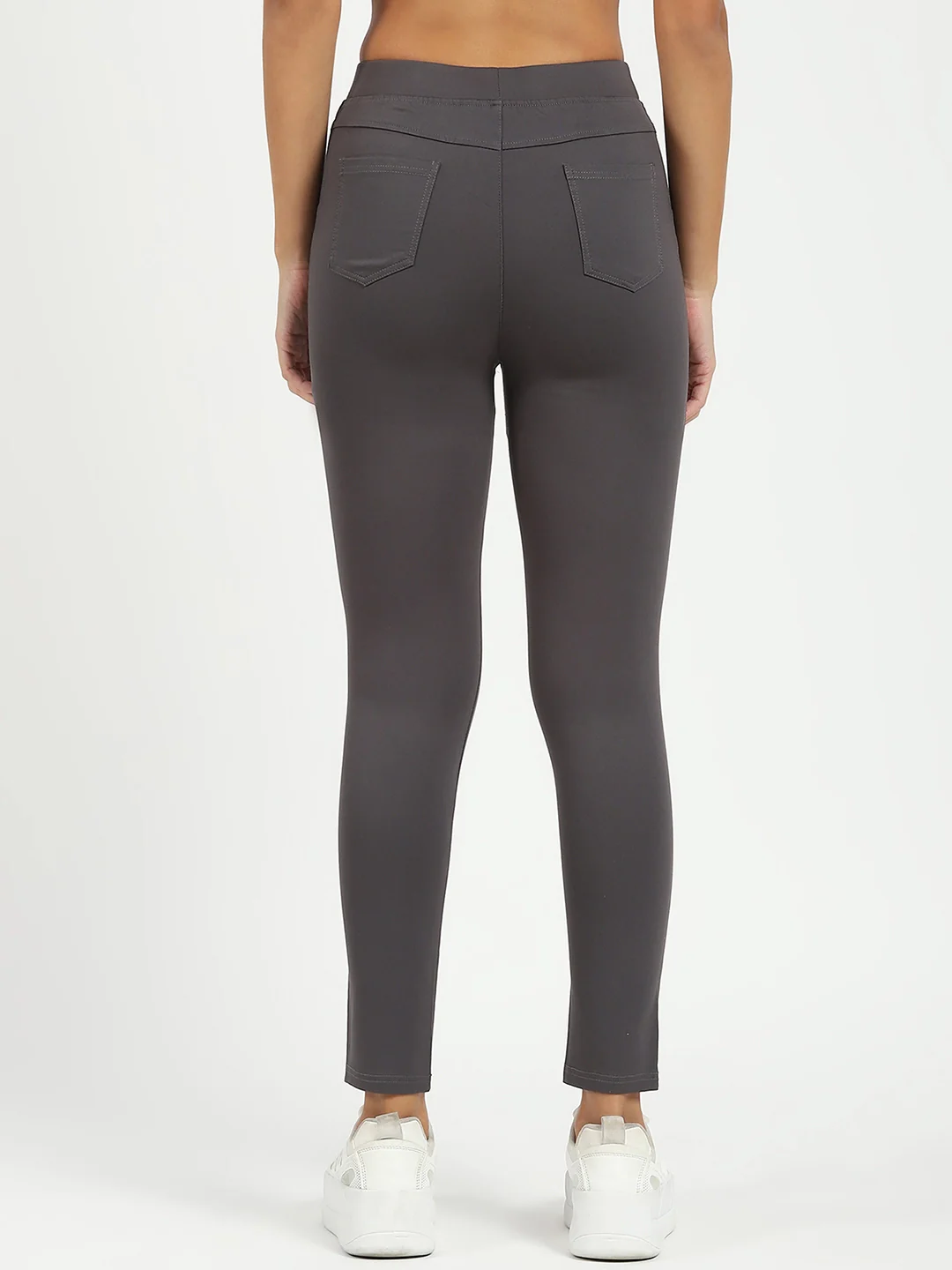 Grey Ultra Stretchable Jegging - Image 9