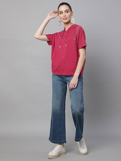 Hot Pink Cotton Blend Top - Image 5
