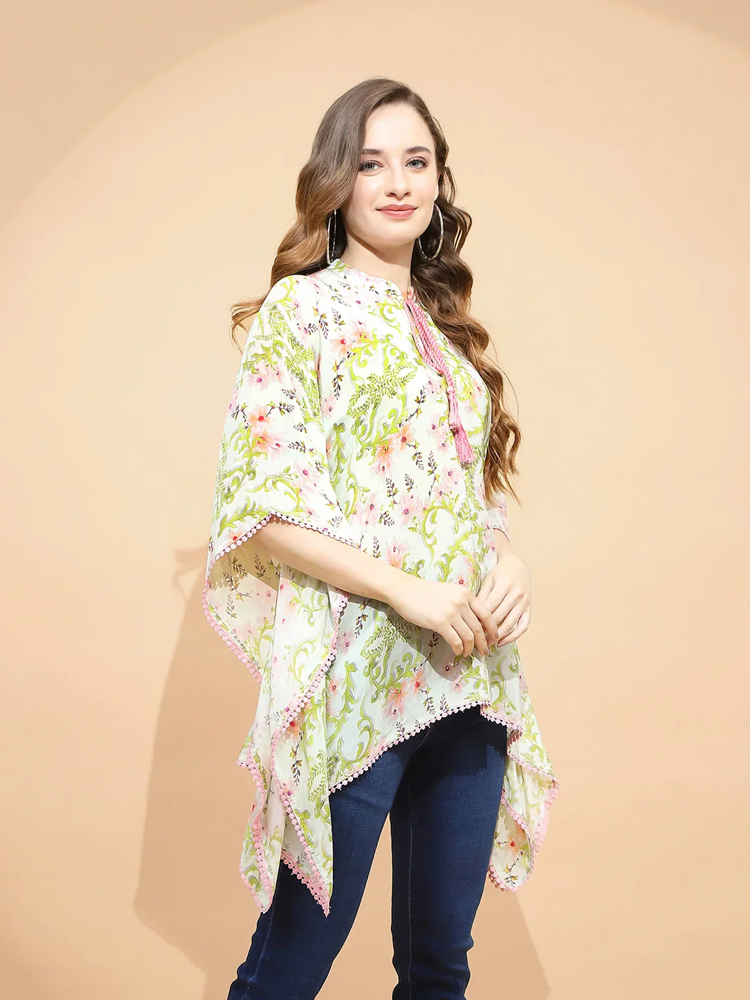 Lemon Green Loose Fit Top For Women - Image 11