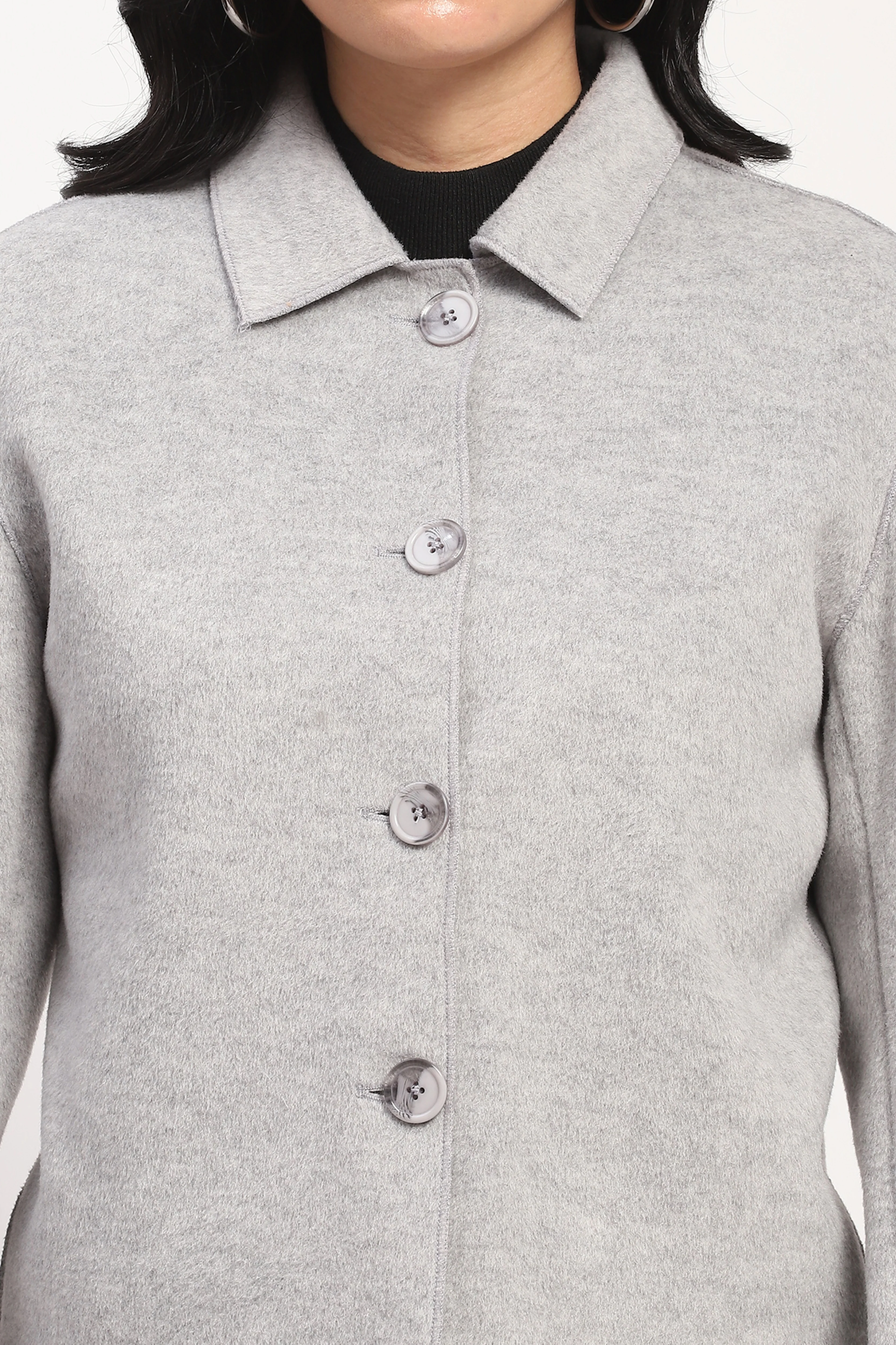 Lightweight Grey Winter Coat - Image 6