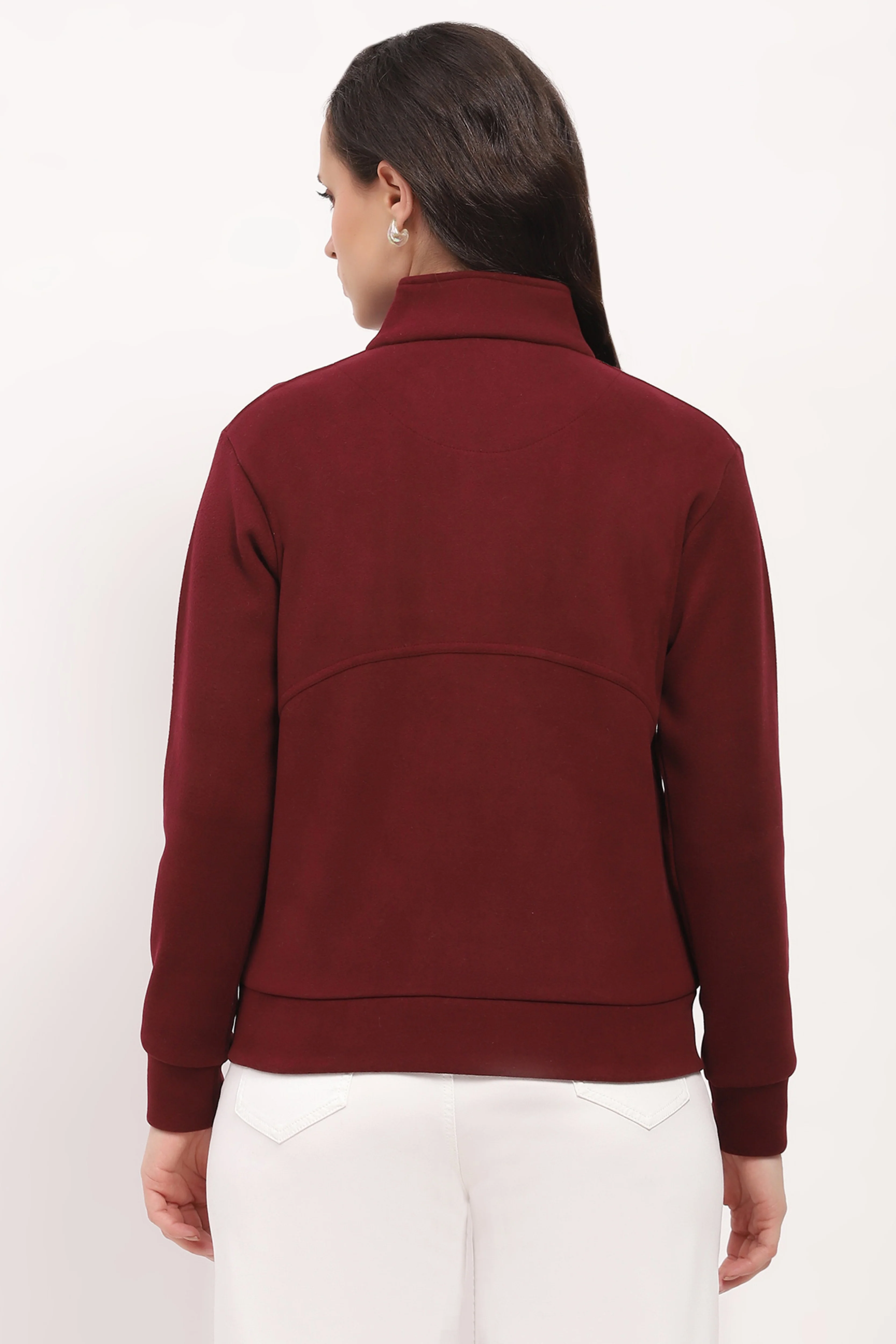 Maroon Luxe Jacket - Image 5