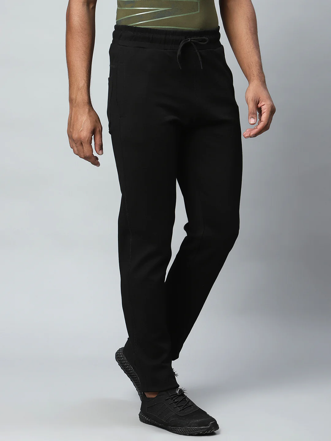 Men Black Casual Lower - Image 4