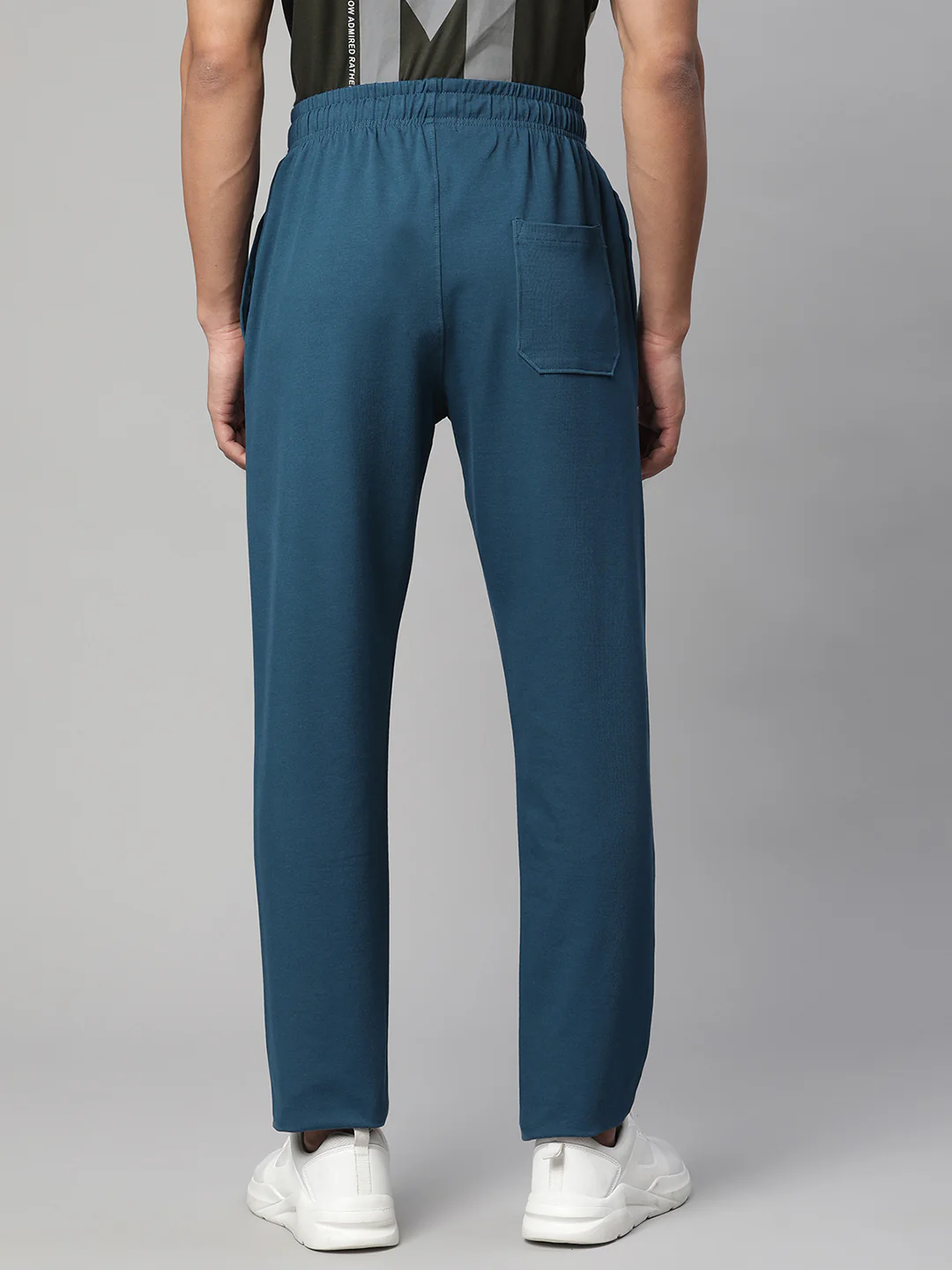 Men Teal Blue Sports Hosiery Lower - Image 3