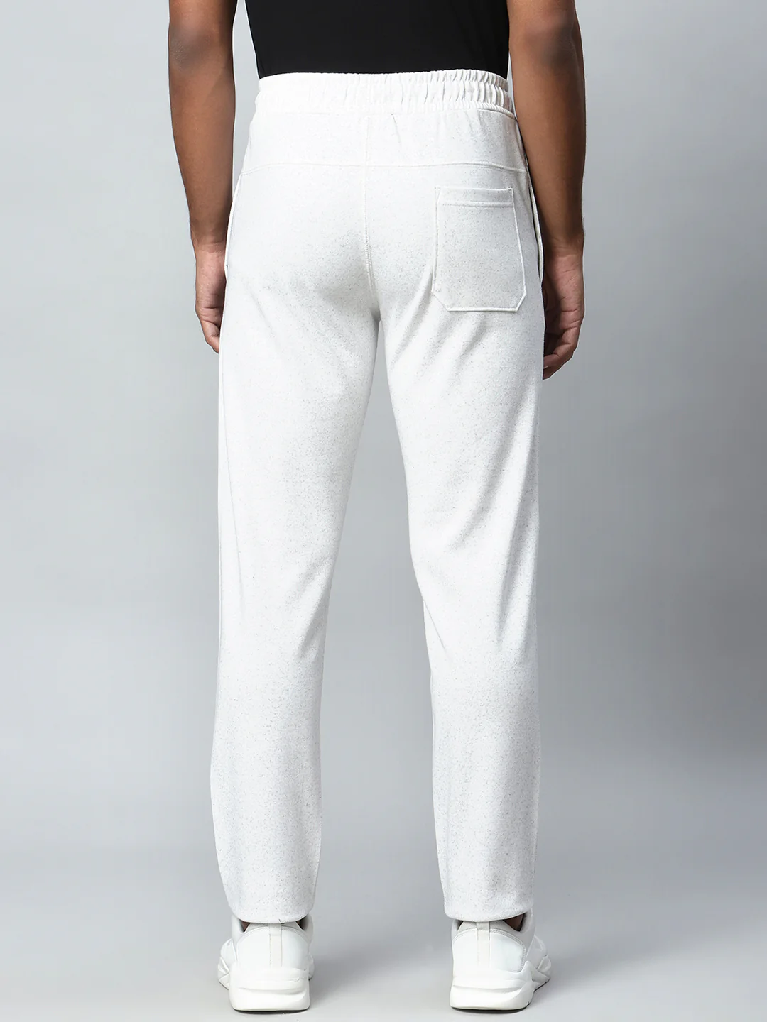 Men White Full Length Casual Lower - Image 3