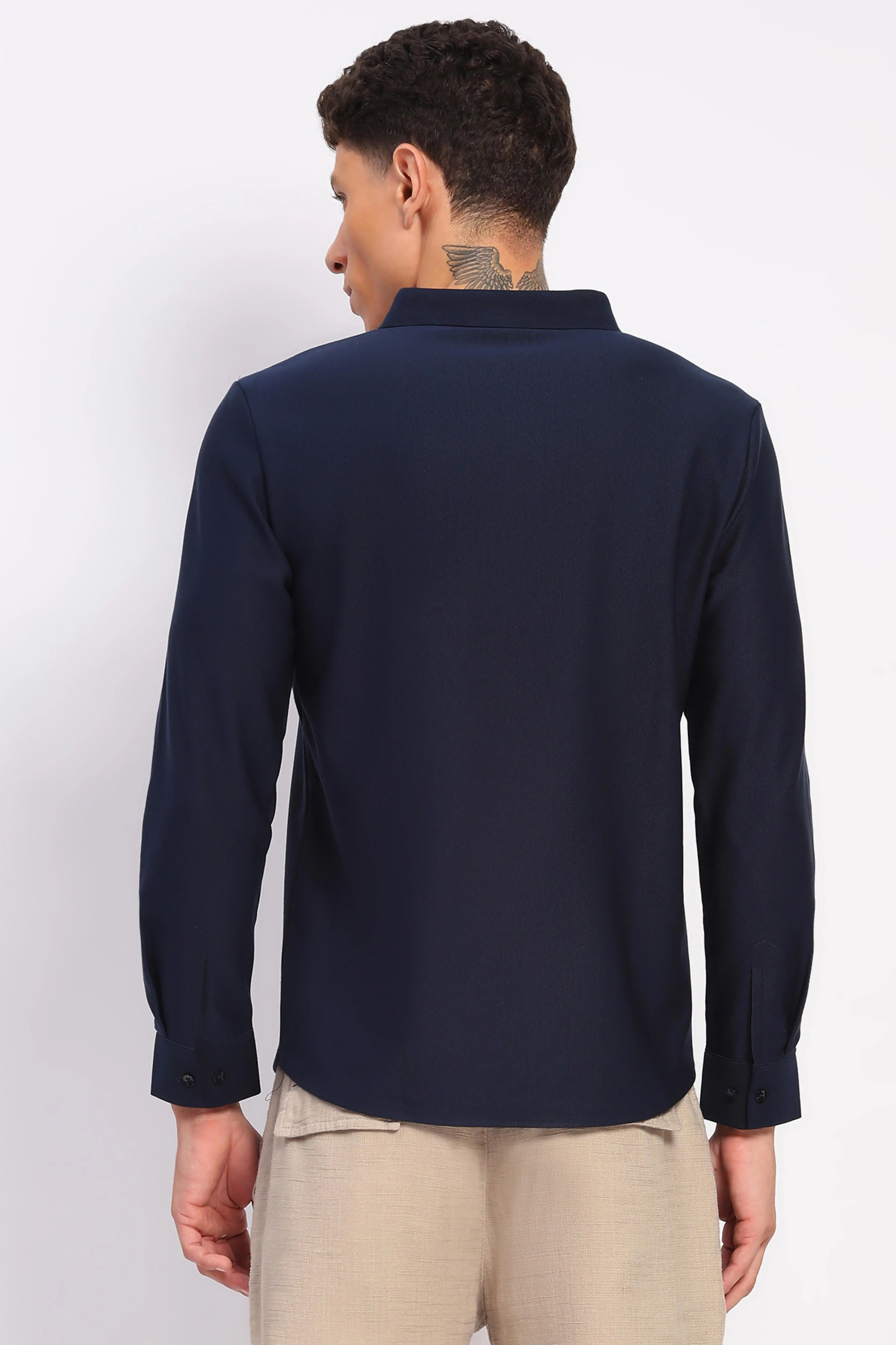 Fleece-Lined Stretch Winter Shirt - Image 5
