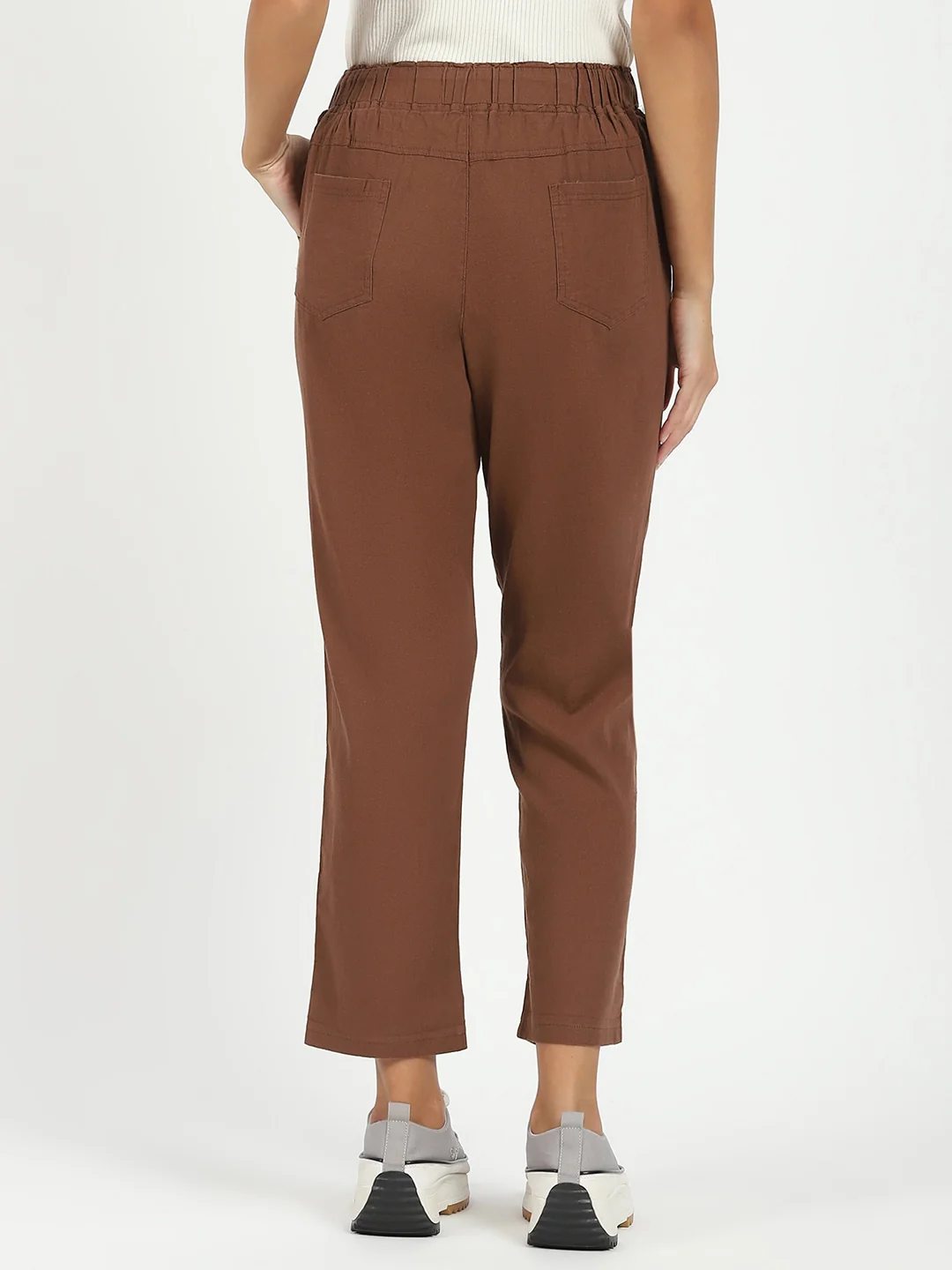 Mocha Cotton Regular Fit Lower - Image 12