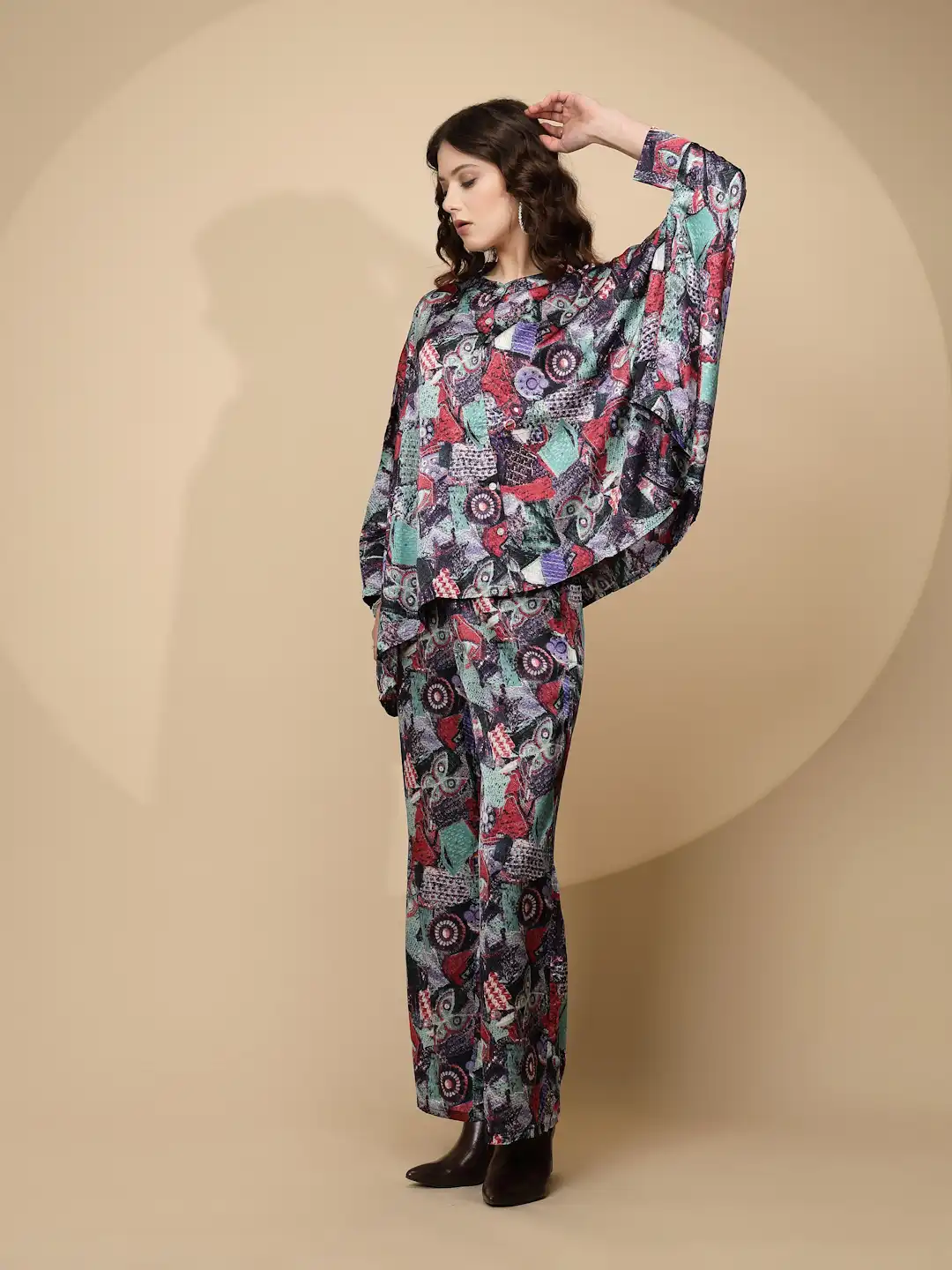 Multi Green Regular Fit Co-ord Set For - Image 10
