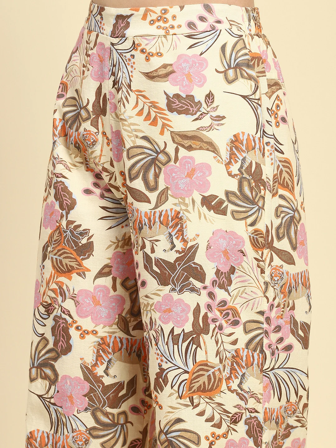 Multi Pastel Tropical Cotton Lower - Image 13