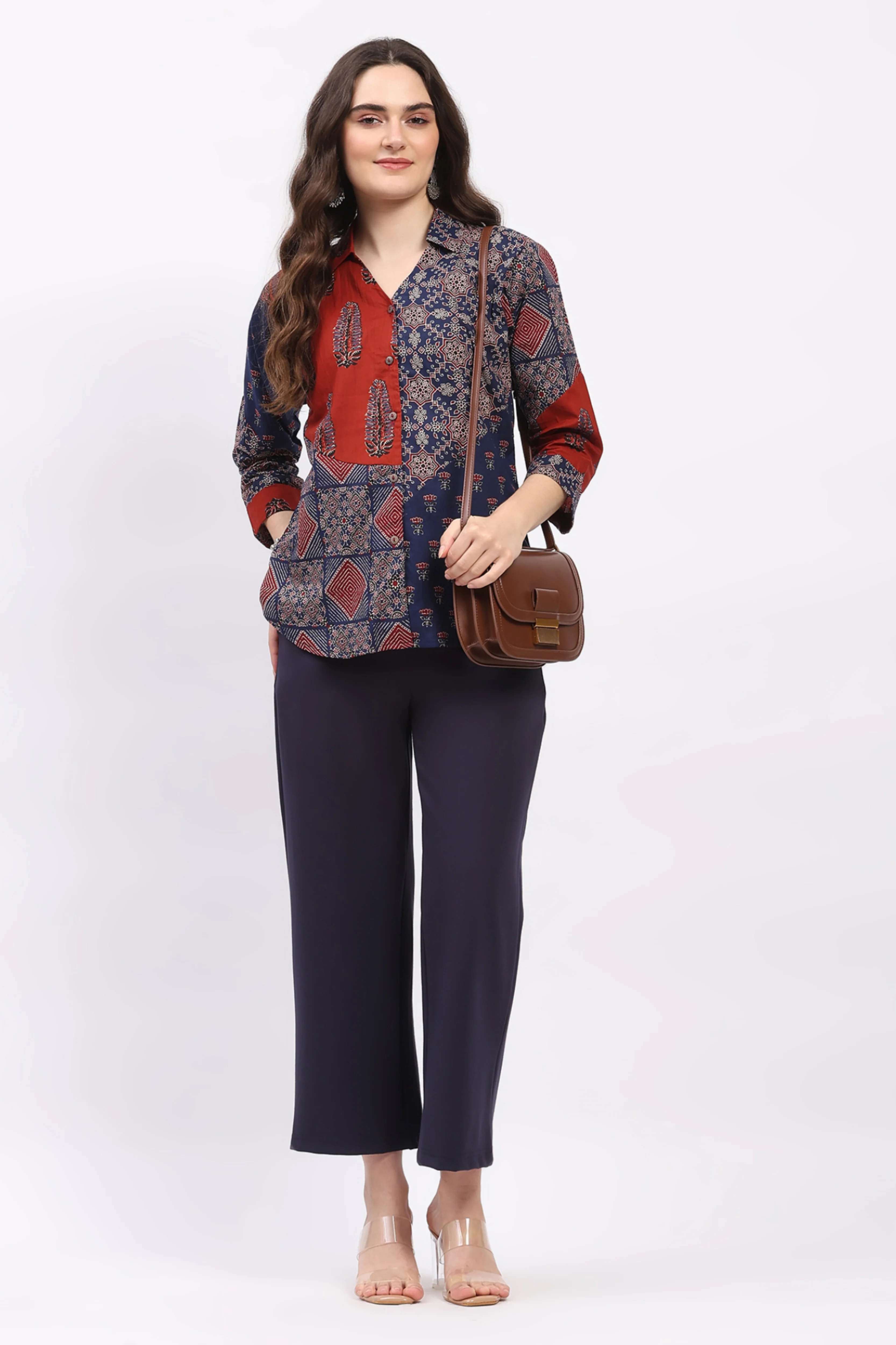 Multicolor Ethnic Motif Printed Tunic - Image 7