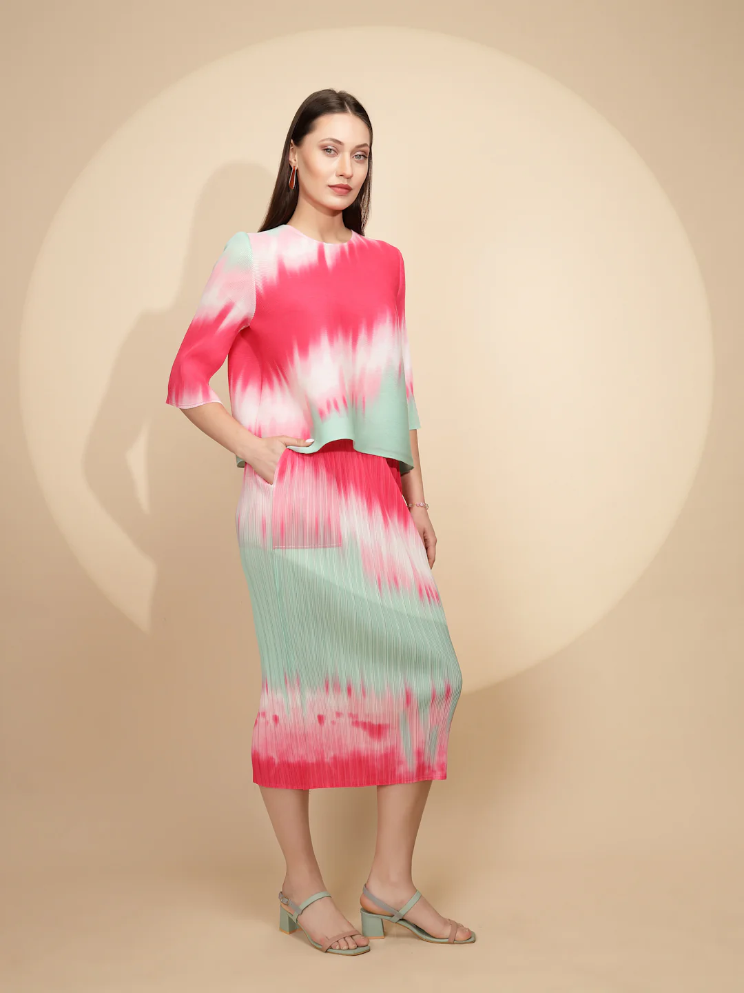 Multicolor Co-ord Set - Image 3
