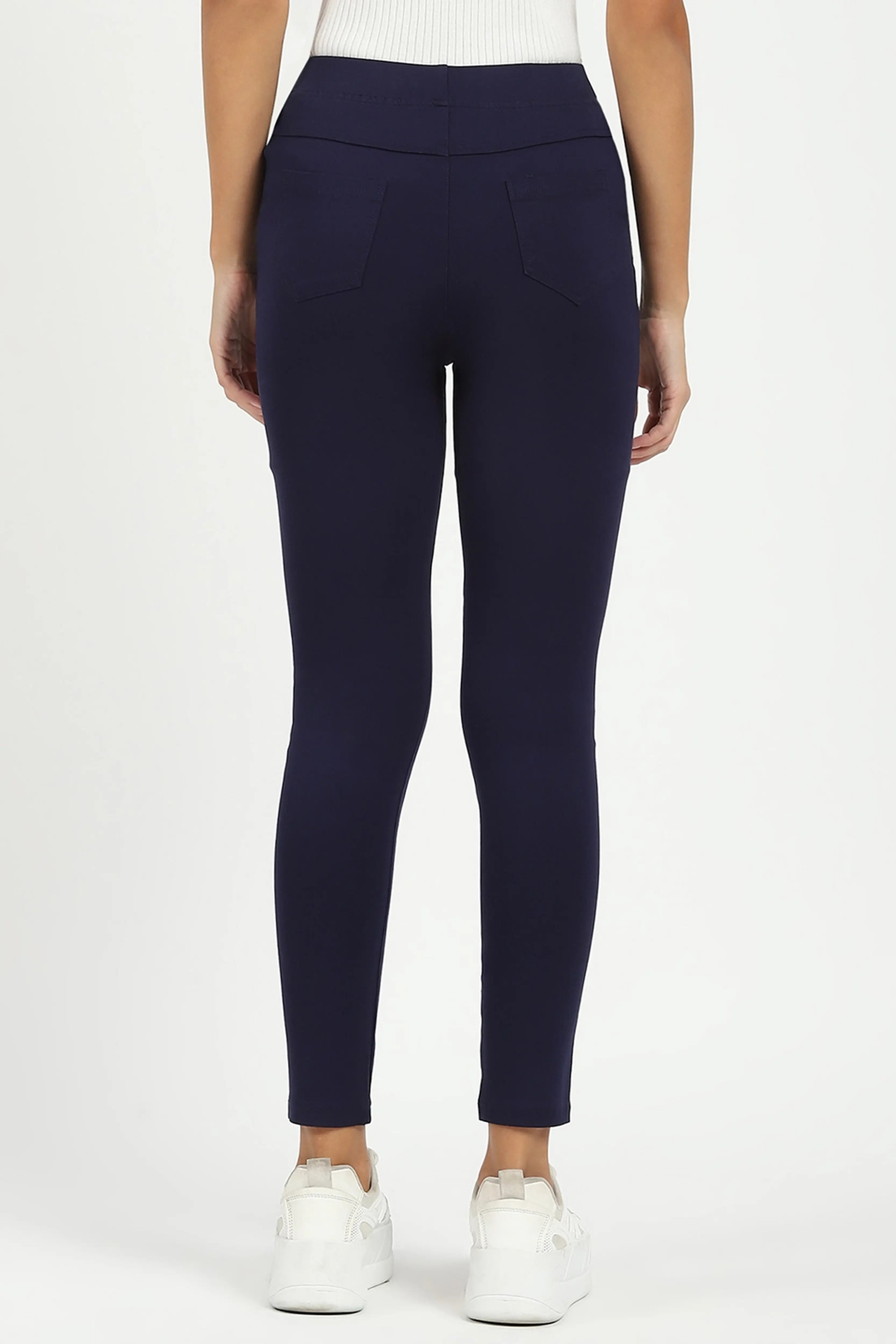 Navy Blue Stretchable Jegging - Image 5