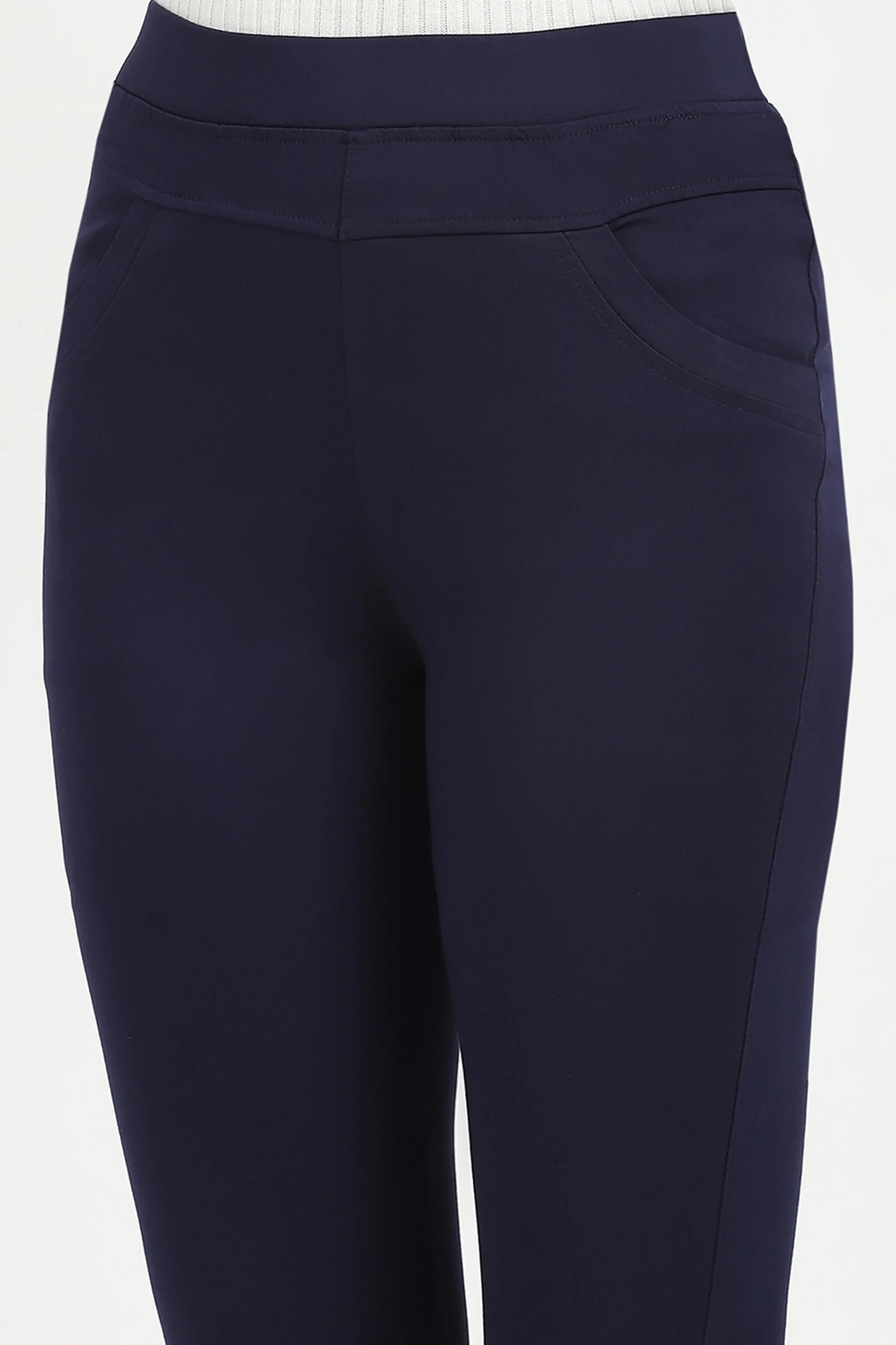 Navy Blue Stretchable Jegging - Image 6