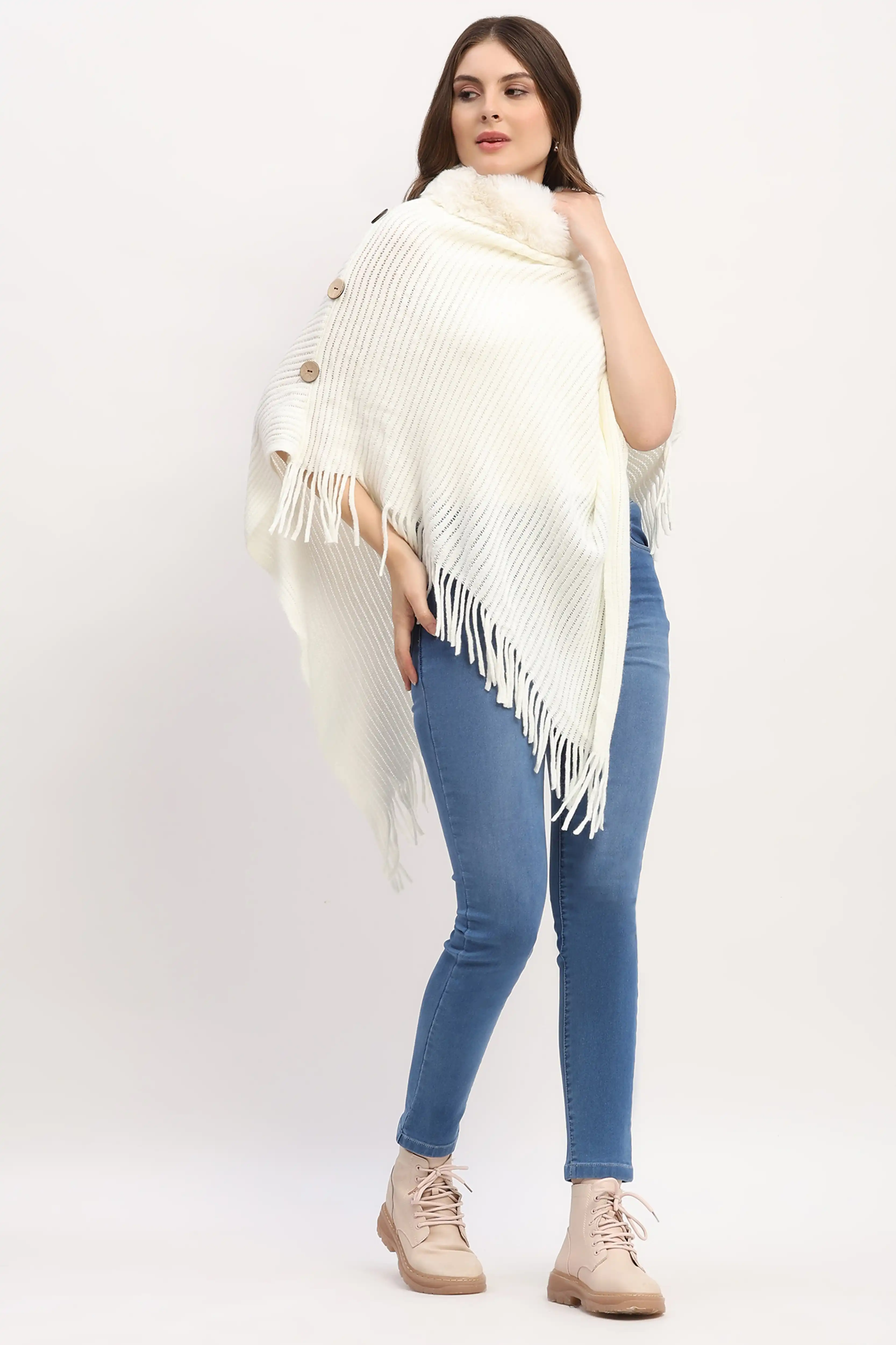 Off-White Winter Poncho - Image 6