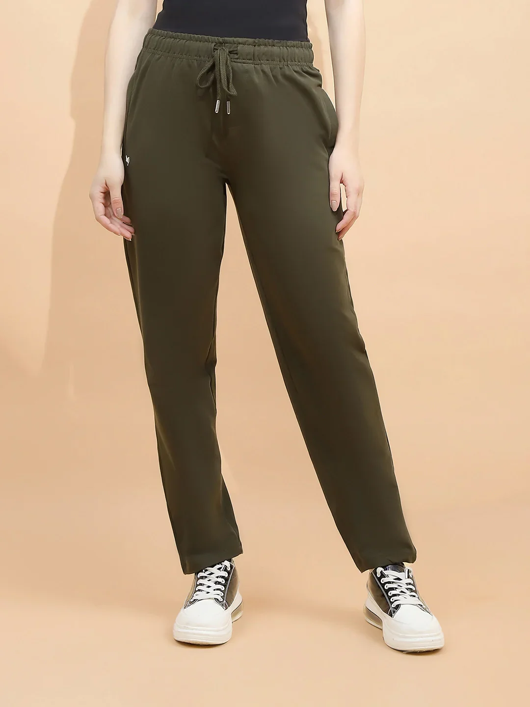 Olive Green Cotton Blend Lower - Image 9