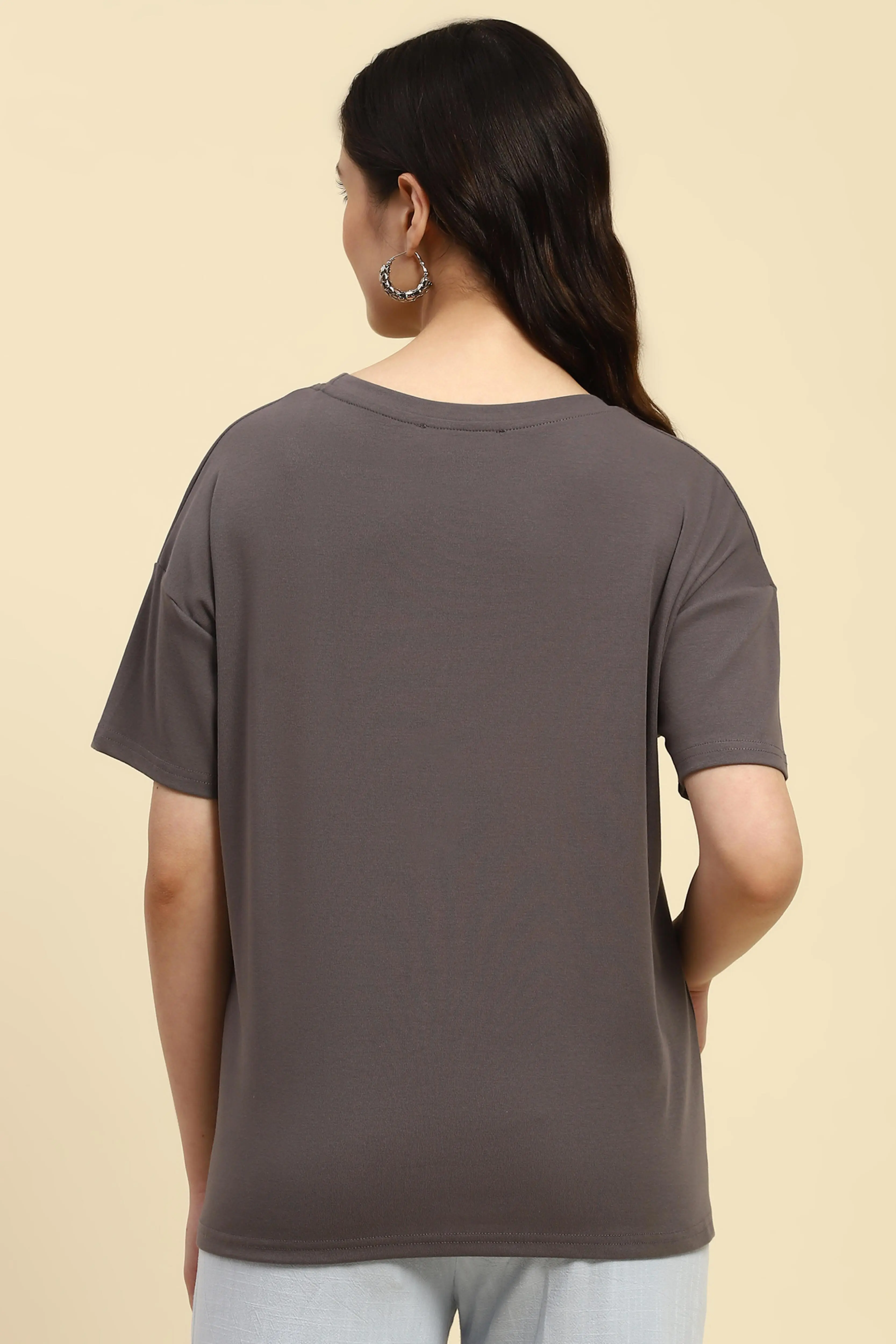 Oversized Embroidered Cotton Top - Image 5