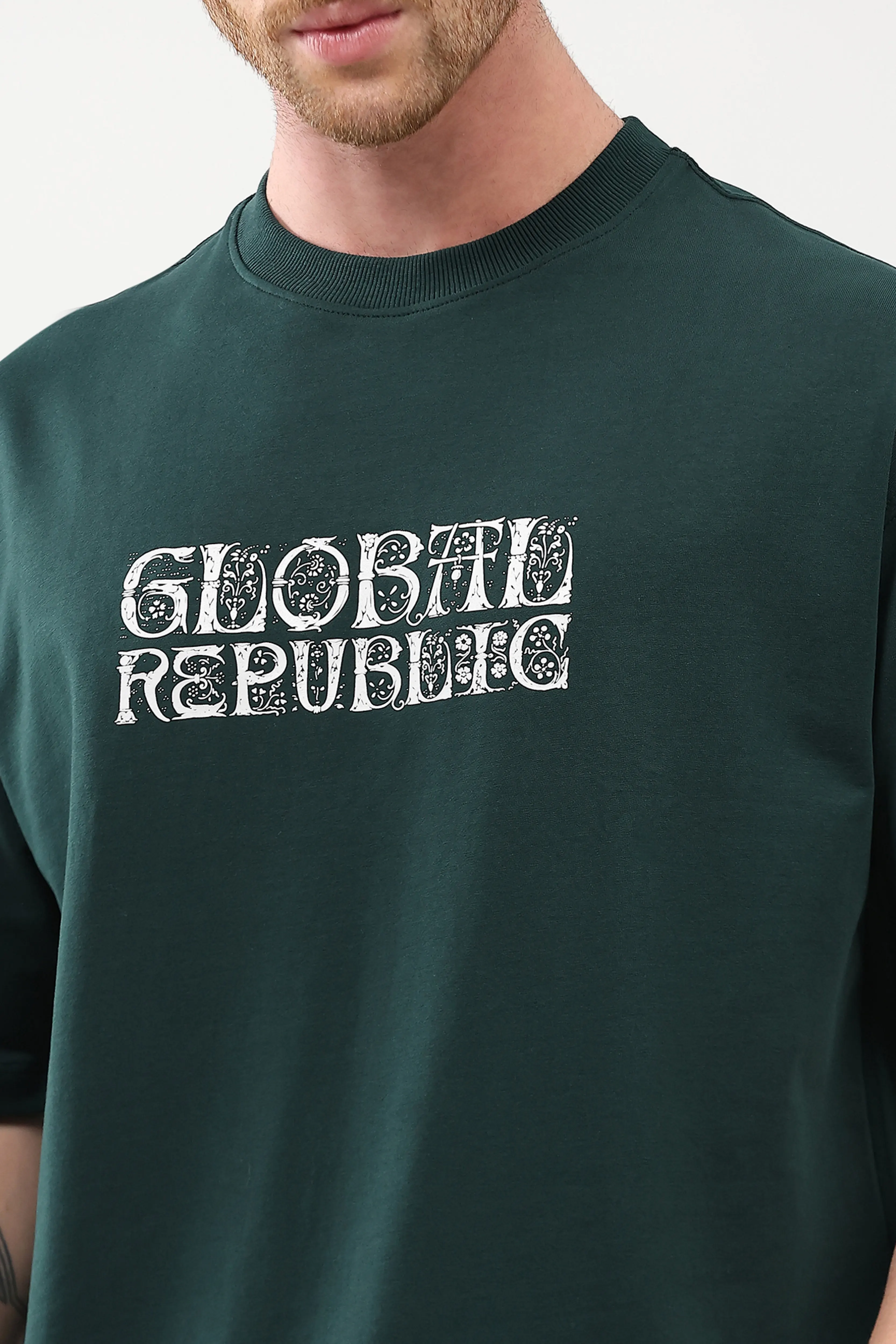 Oversized Stag Graphic T-Shirt - Image 7