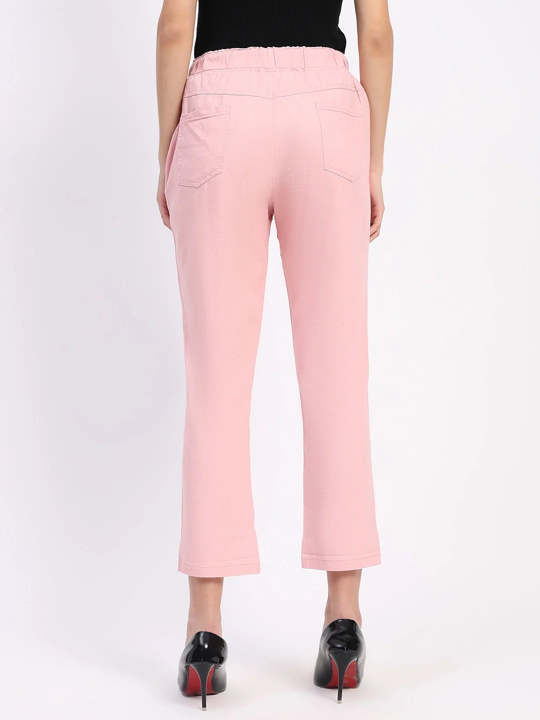 Pink Cotton Ankle Length Lower - Image 9