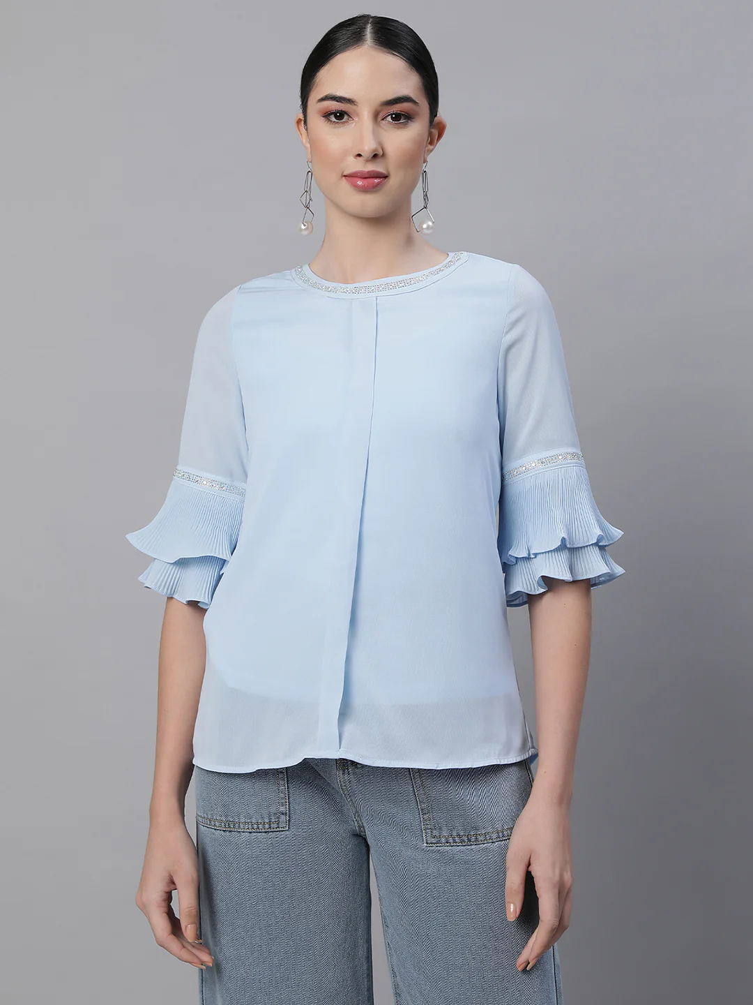 Pink Embellished Top - Image 19