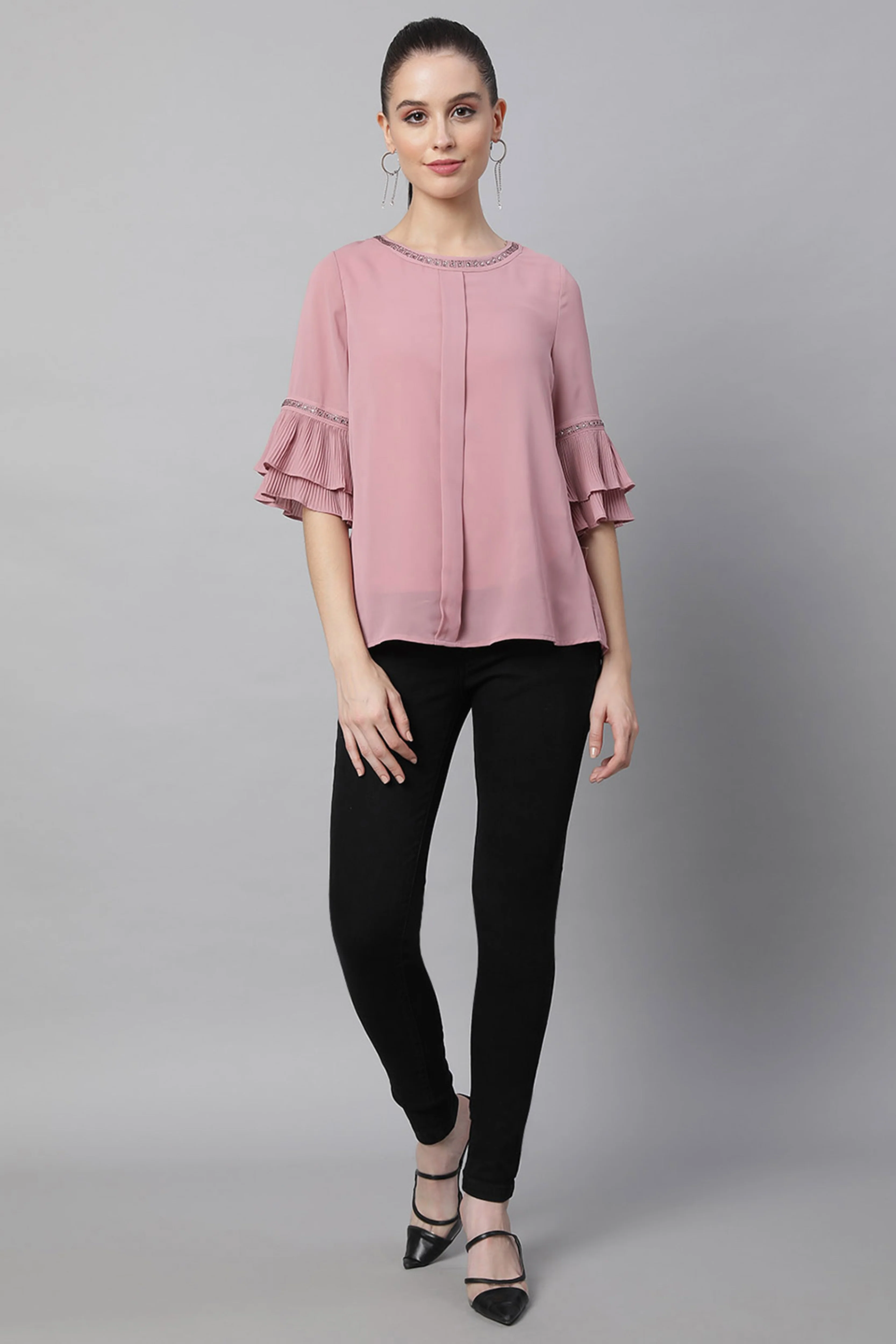 Pink Embellished Top - Image 6