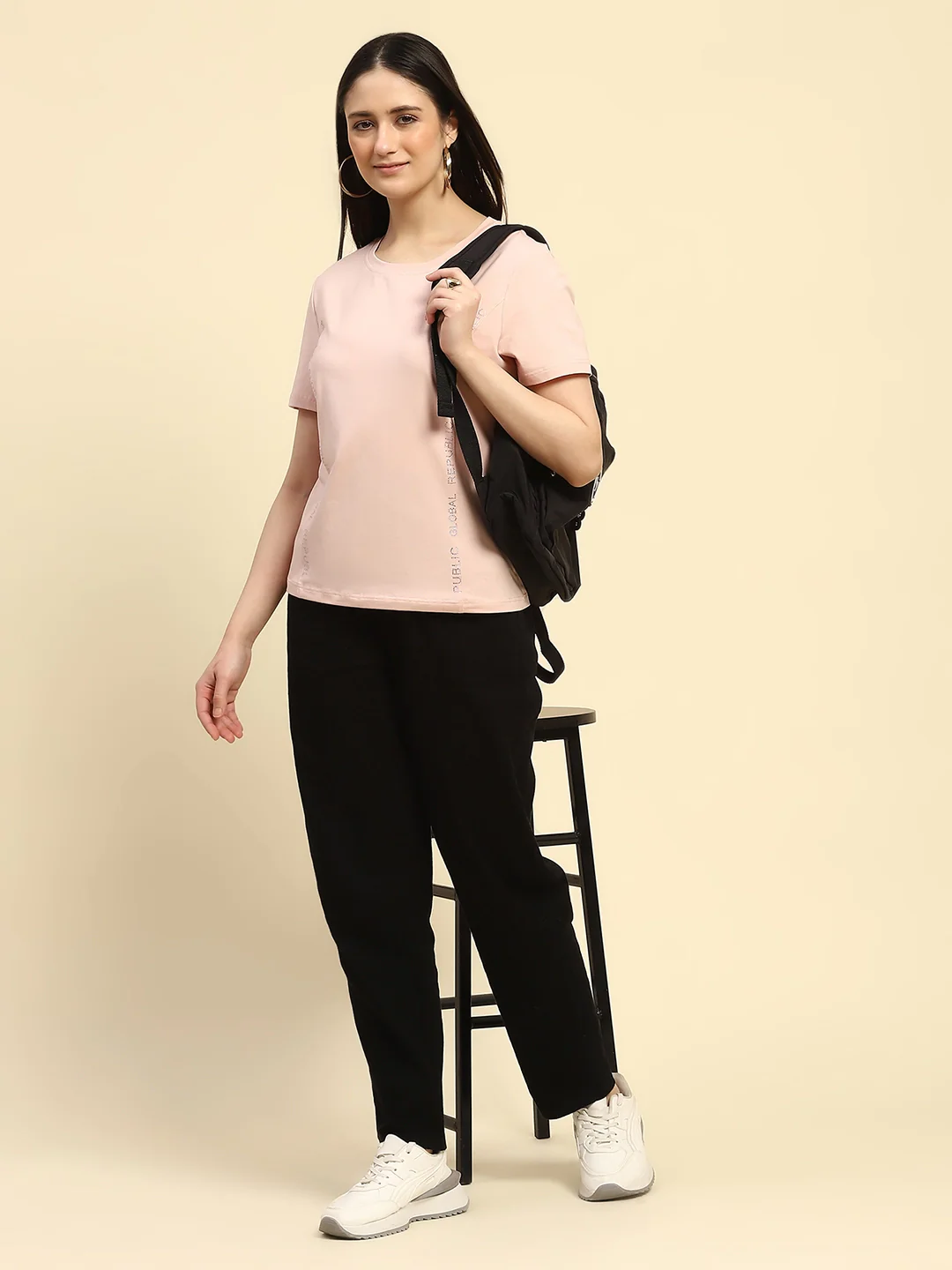 Pink Embroidered Cotton Relaxed Fit Top - Image 2