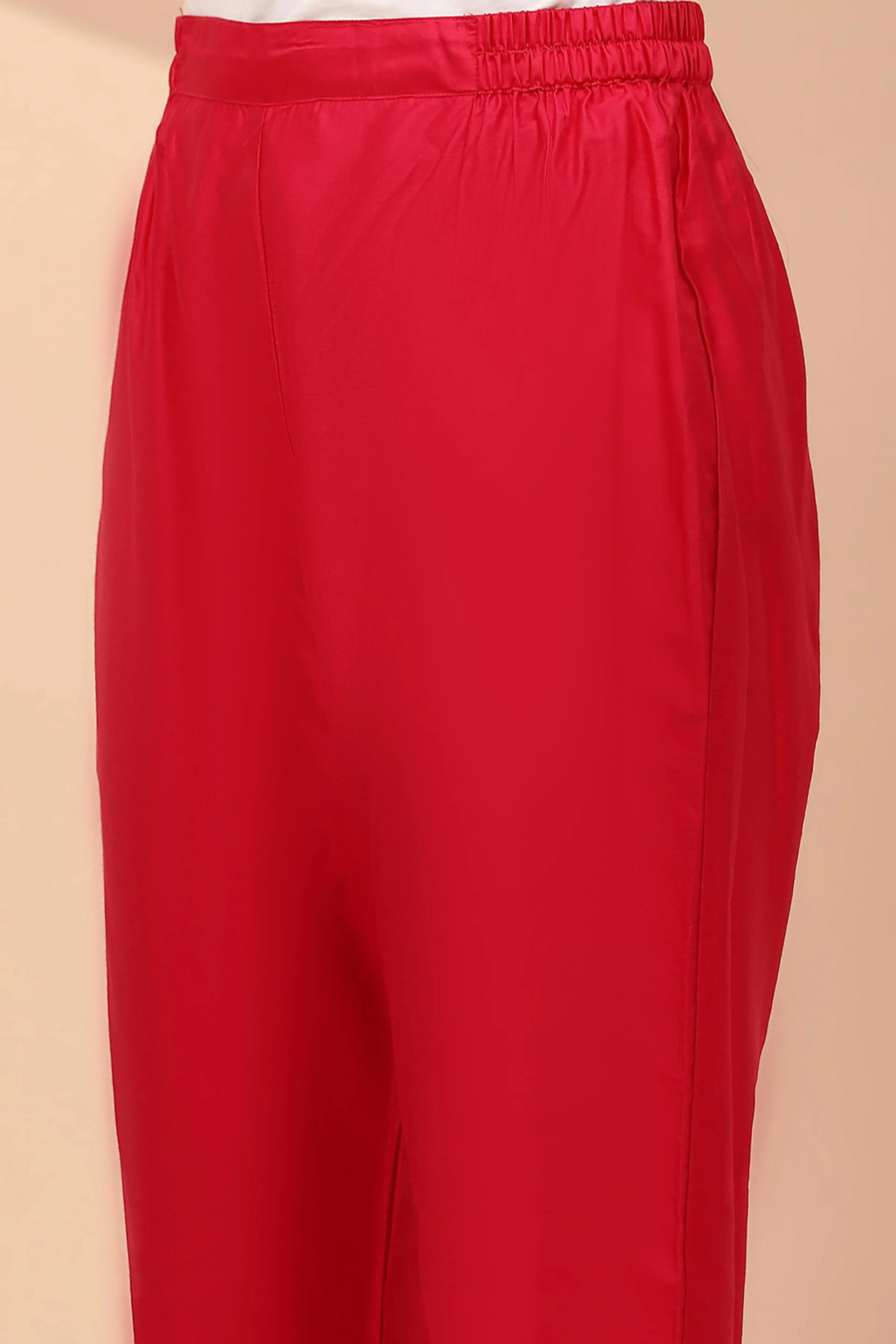 Pink Muslin Embroidered Suit Set - Image 7