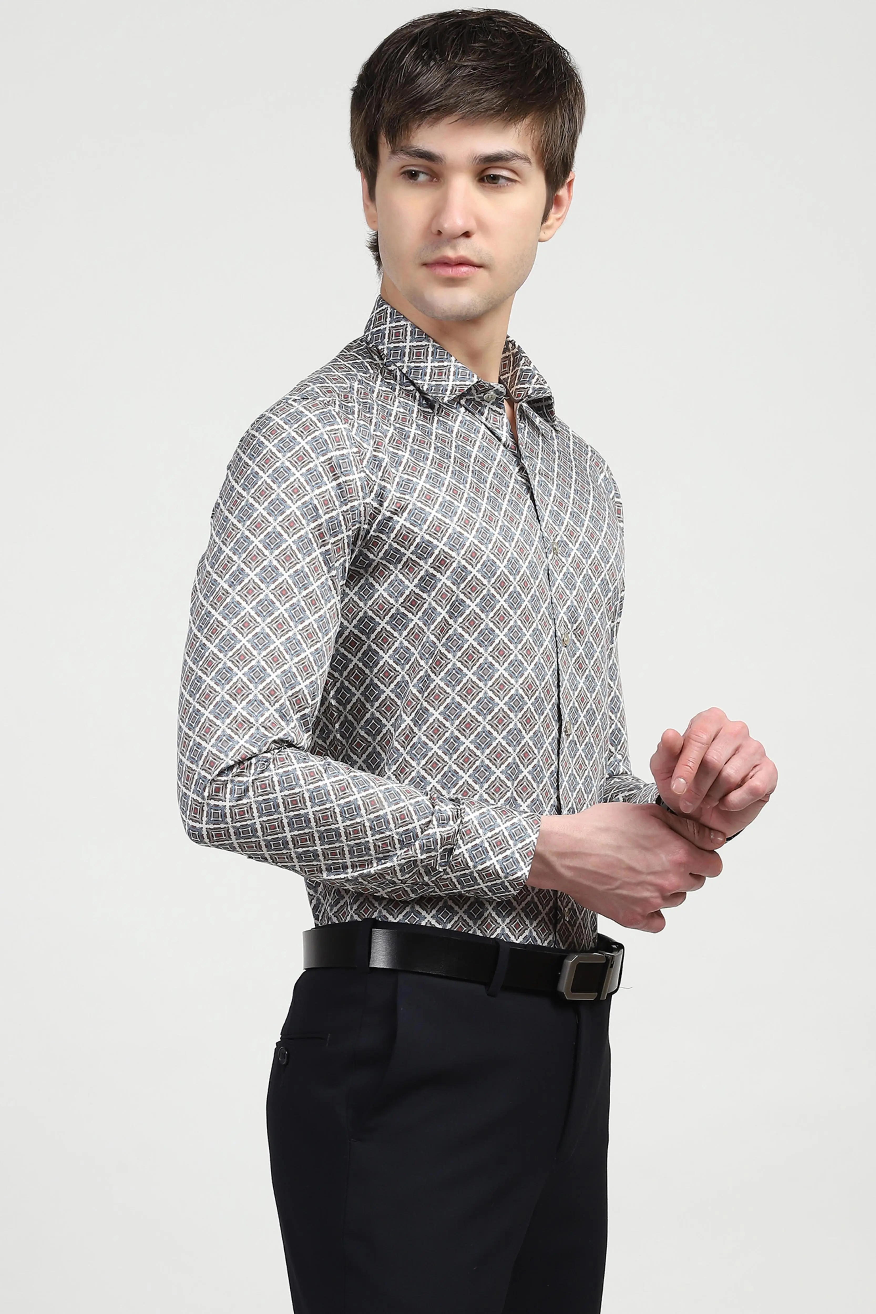 Printed Cotton Shirt - Image 3