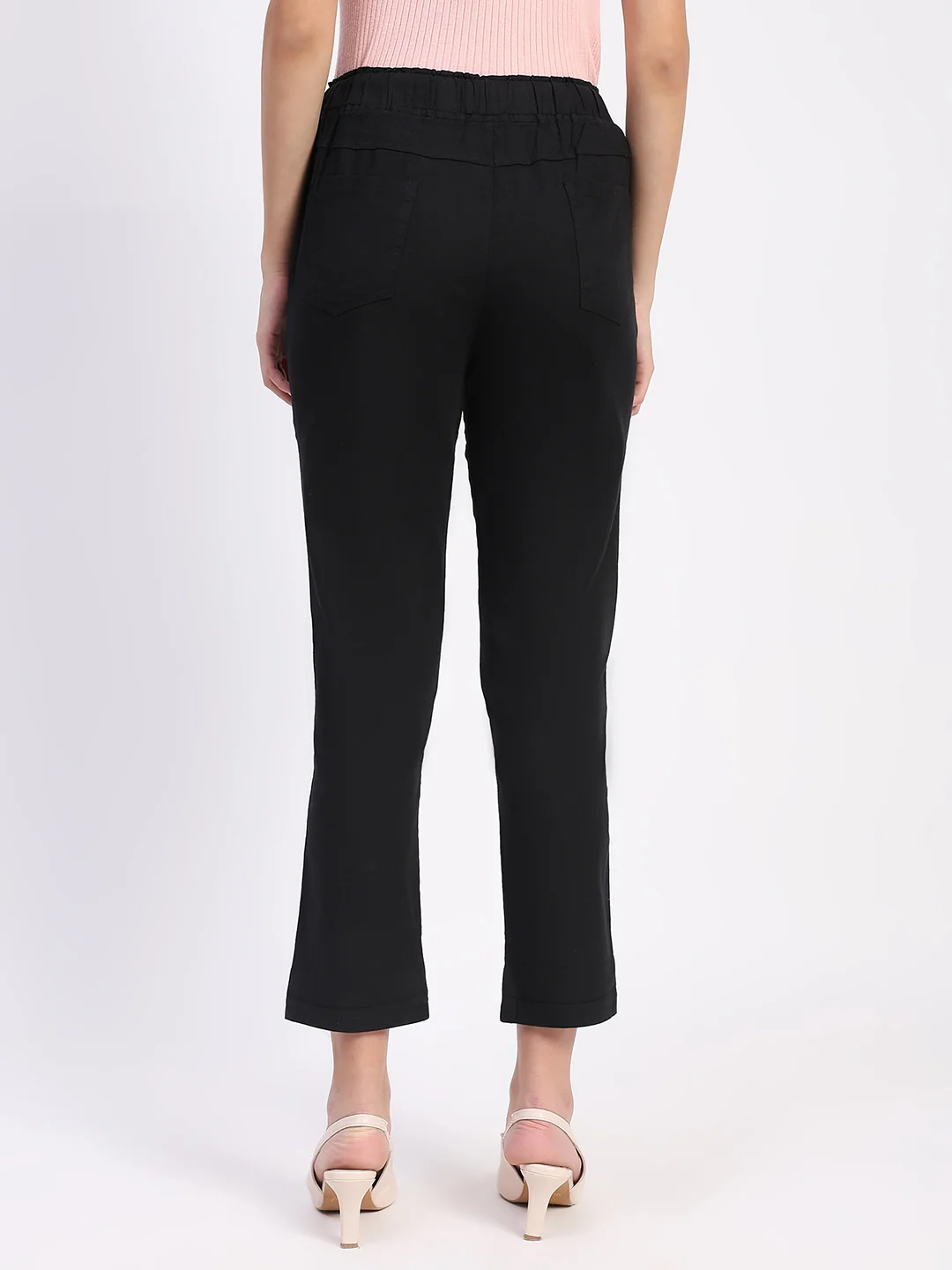 Regular Fit Black Lower With Pockets - Image 11