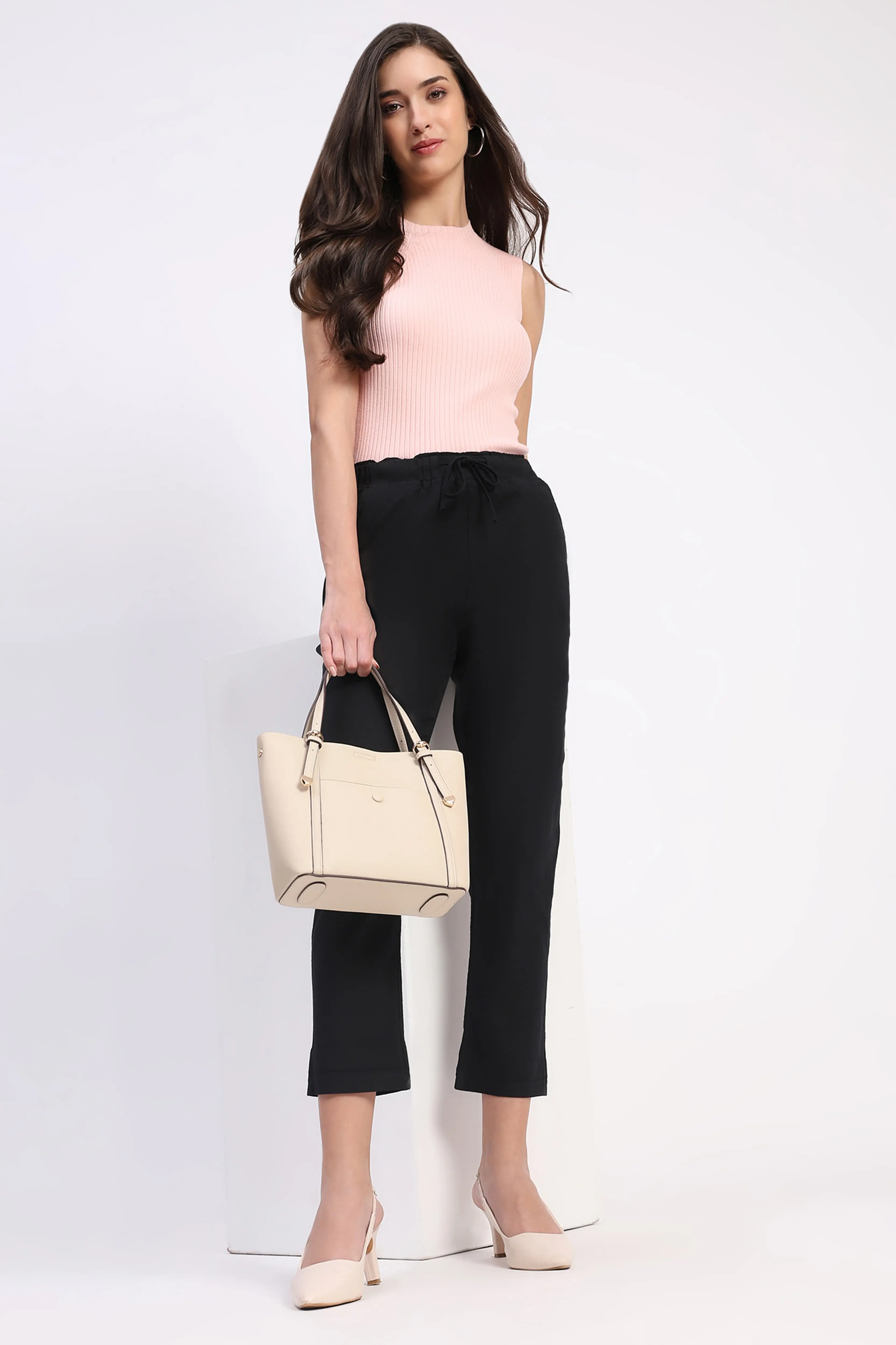 Regular Fit Black Lower With Pockets - Image 6