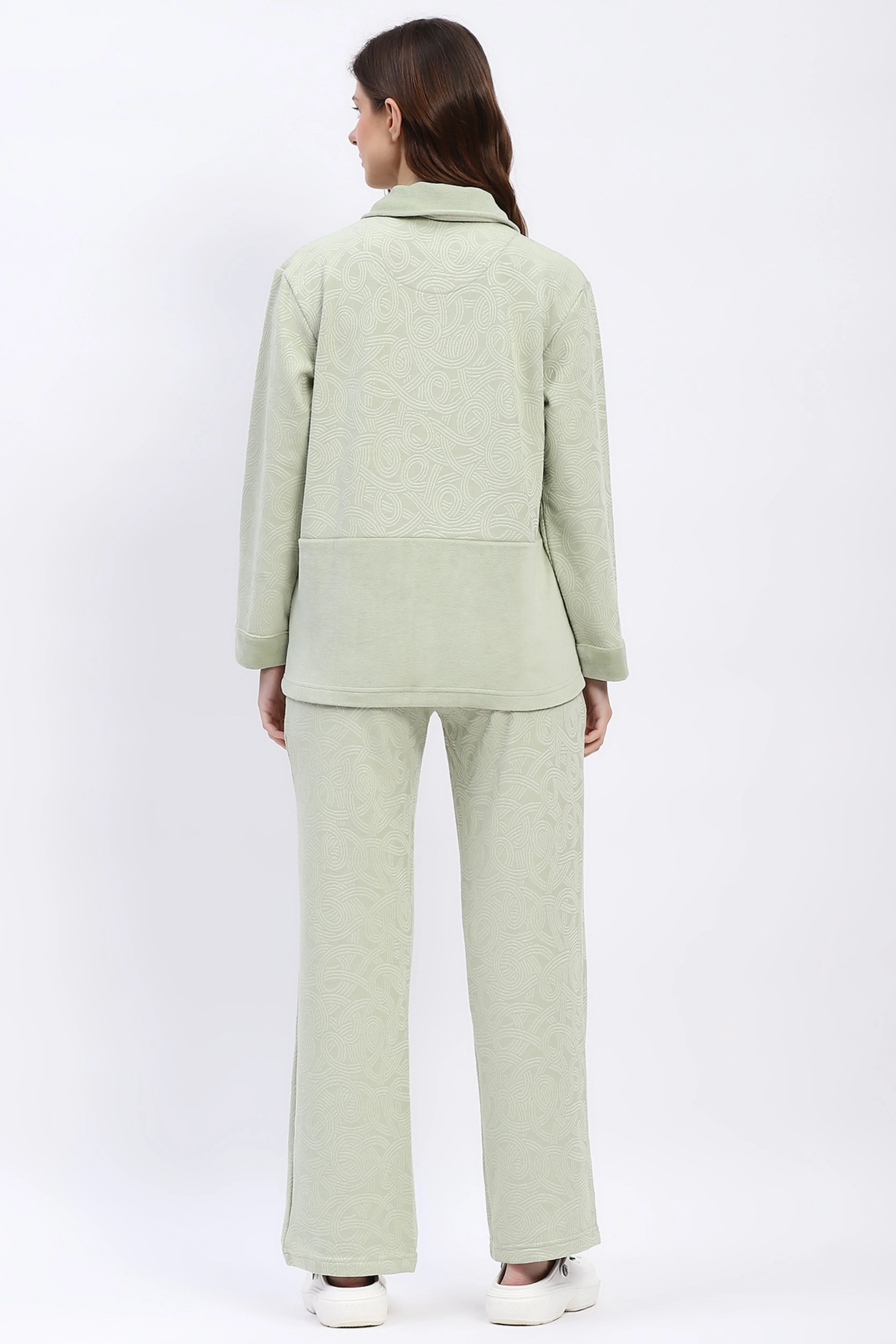 Shacket-Style Winter Night Suit - Image 4