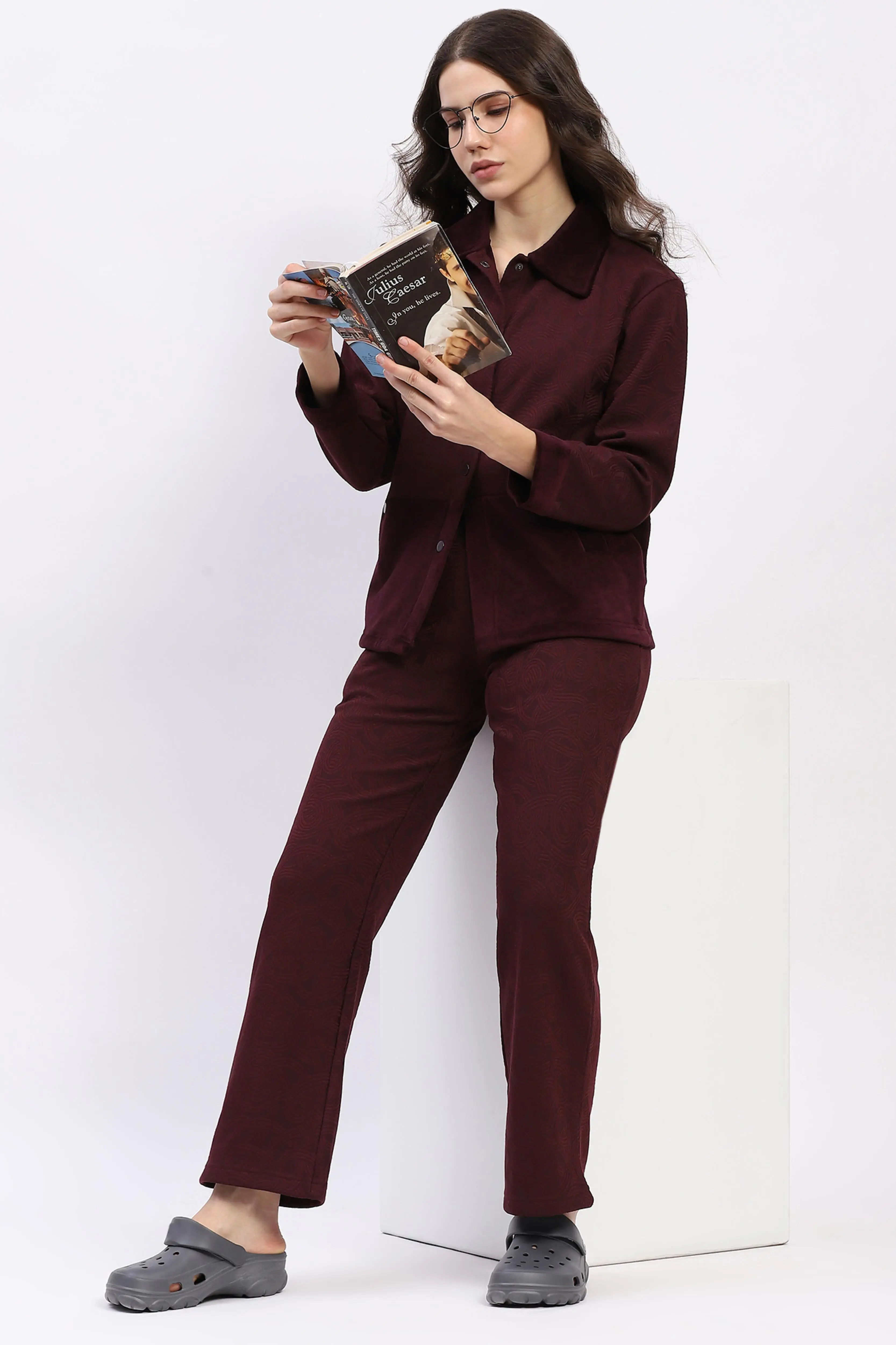 Shacket-Style Winter Night Suit - Image 6