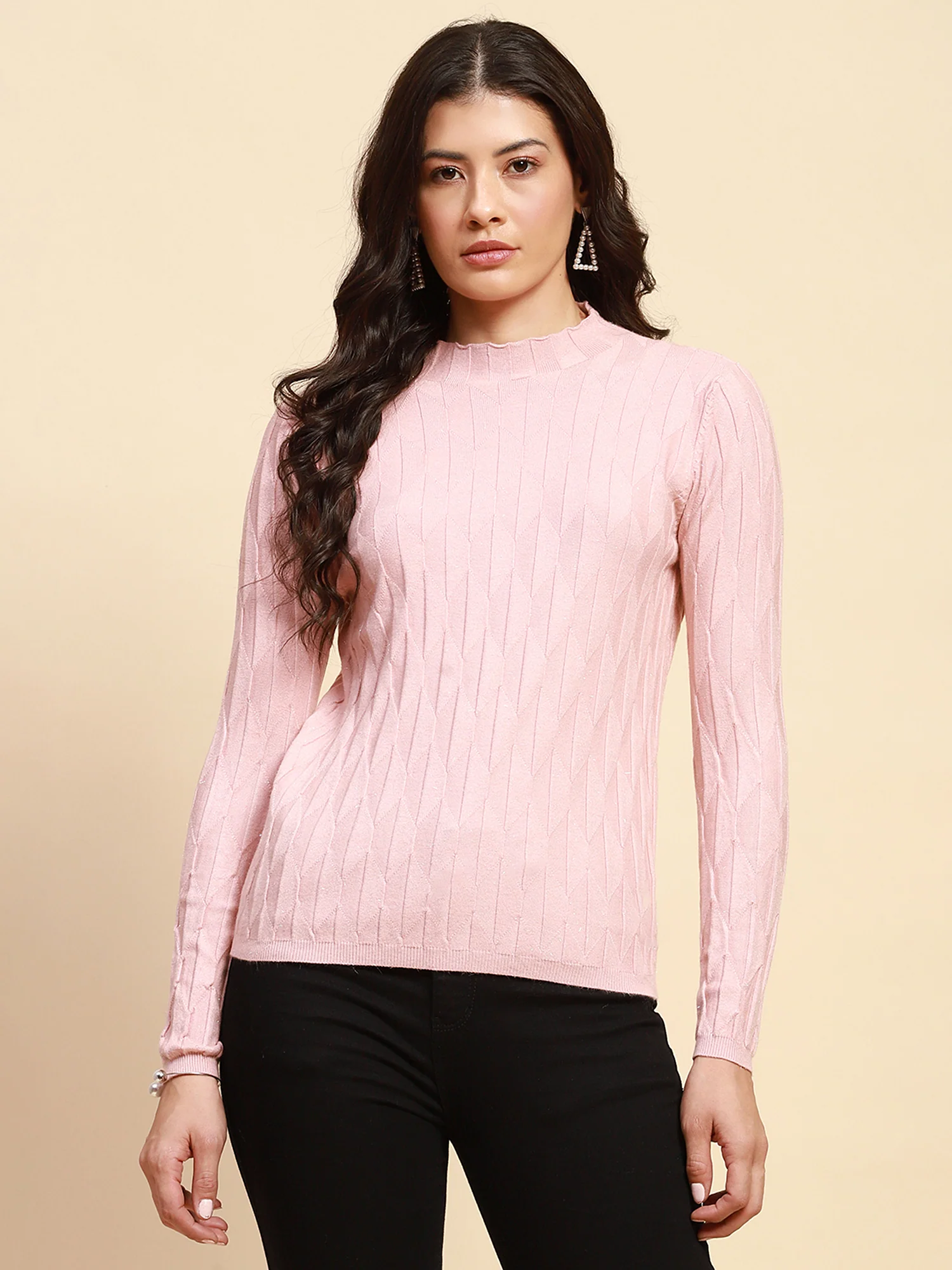 Solid Viscos Skivvy Pullover - Image 27