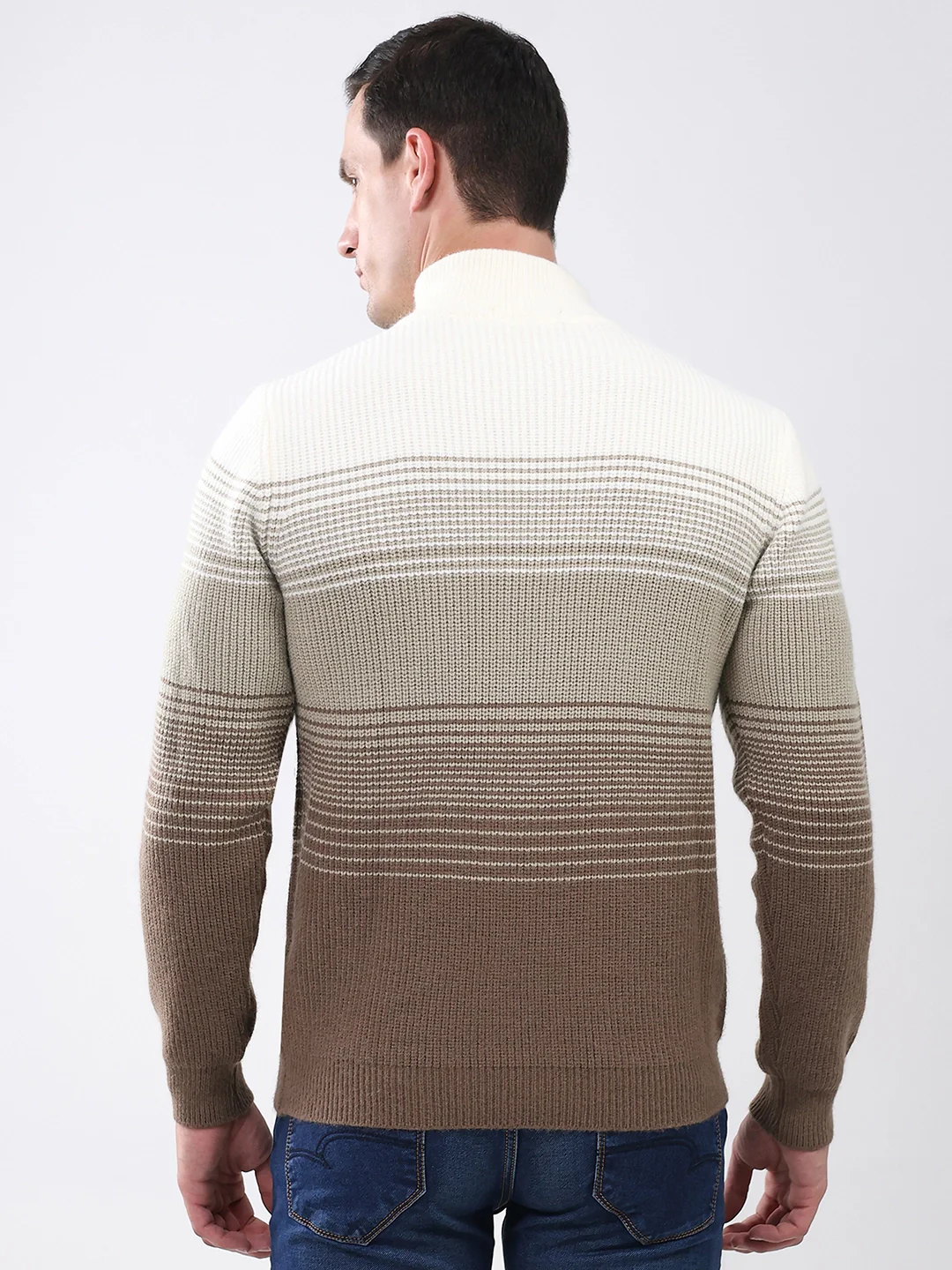 Striped Color-Block Pullover - Image 9