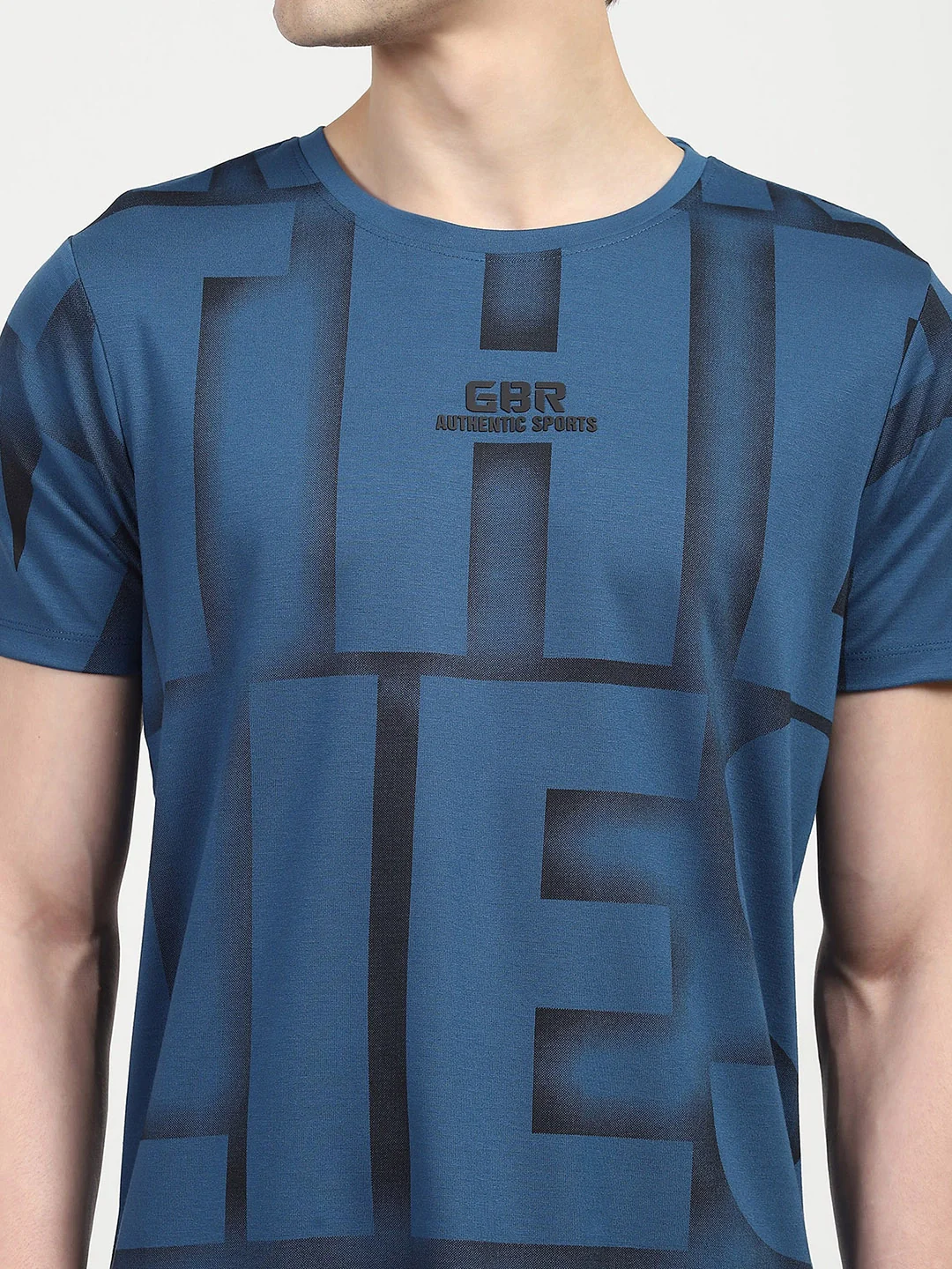 Blue Typography Viscose Set - Image 12