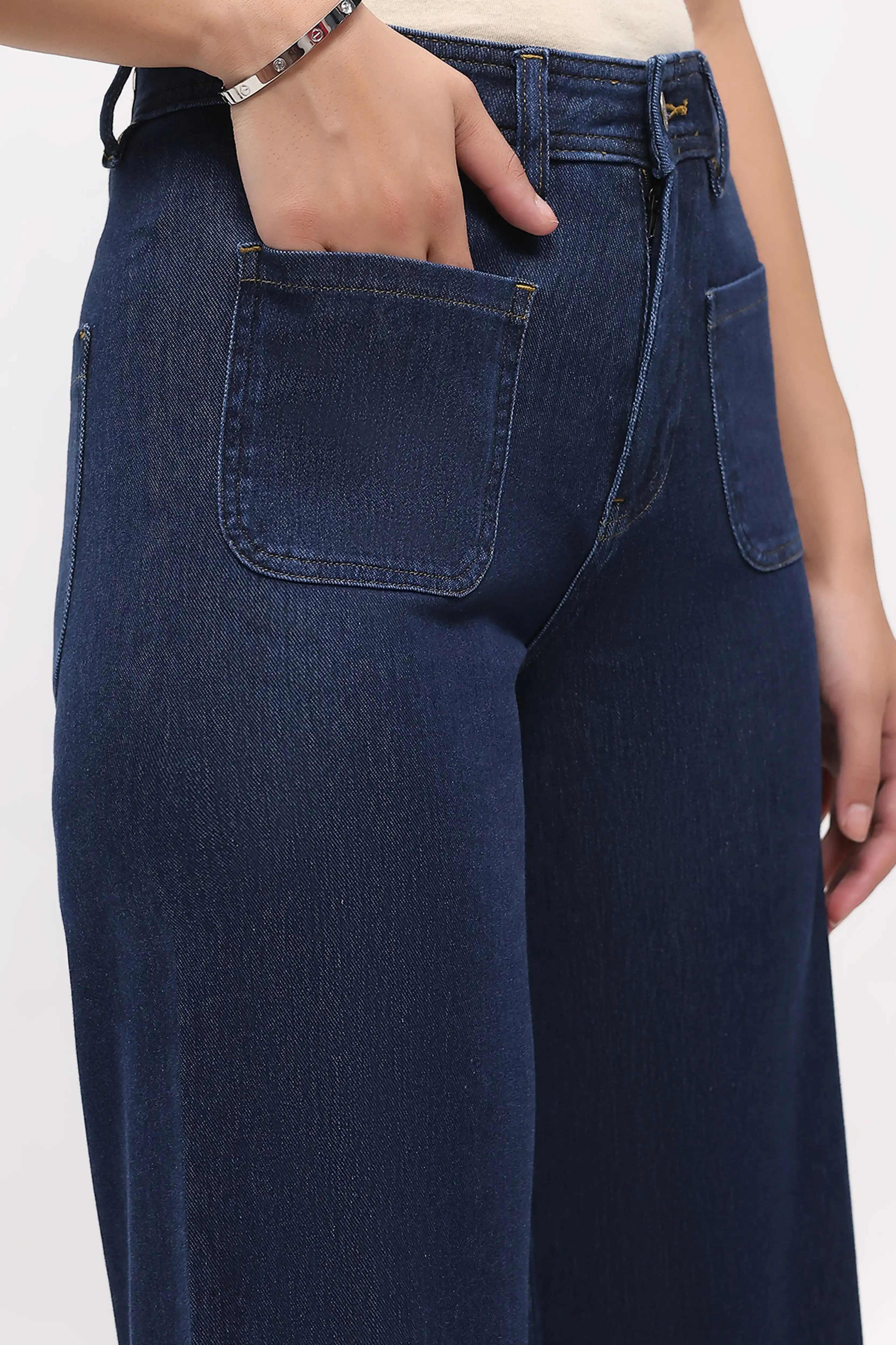 Wide Straight Leg Jeans - Image 6