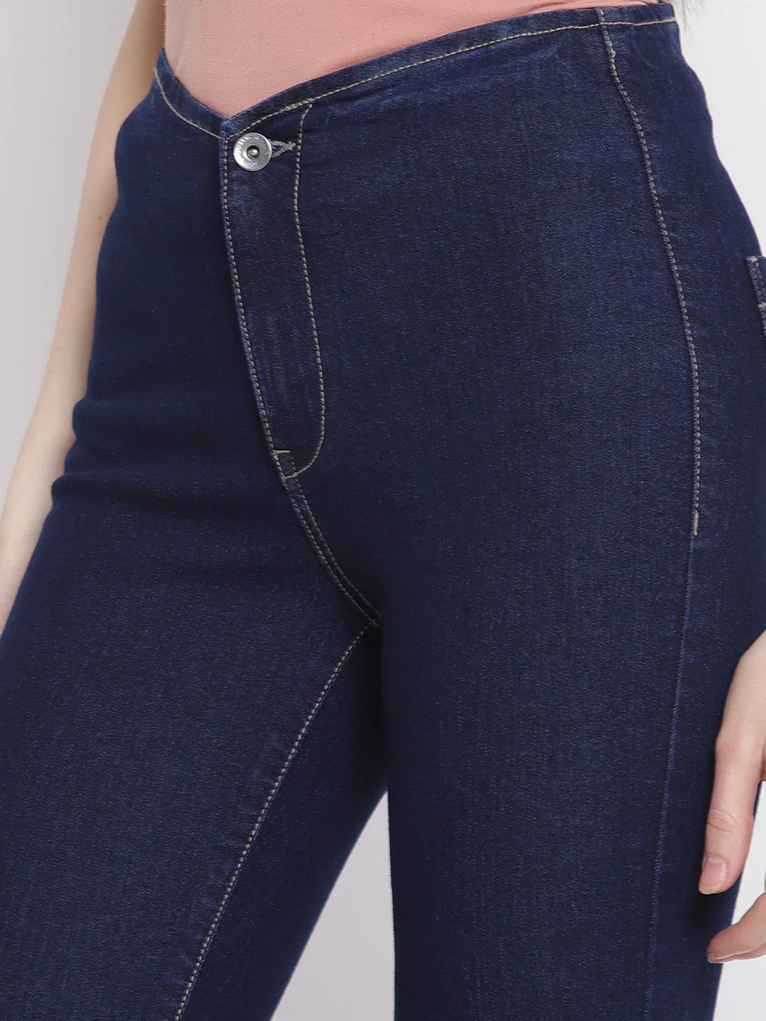 Black Bell Bottom Full Length Jeans - Image 11
