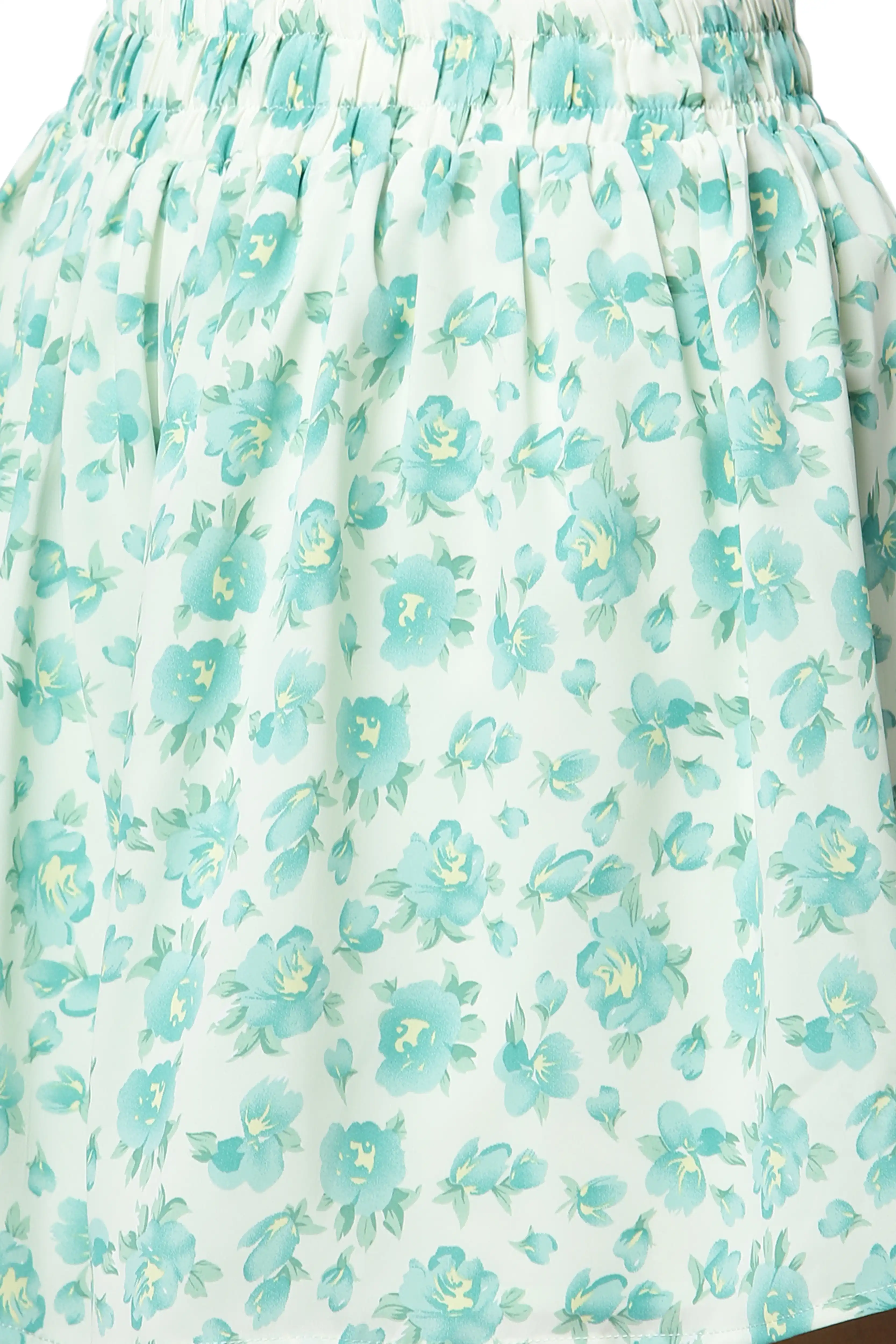 Green Mini-White Floral Short Set - Image 6
