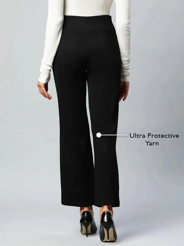 Straight Fit Ankle Length Black Jegging Without Waistband - Image 5