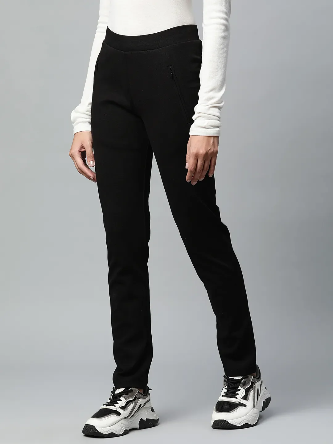 Full Length Tapered Black Lower with Pockets - Image 2