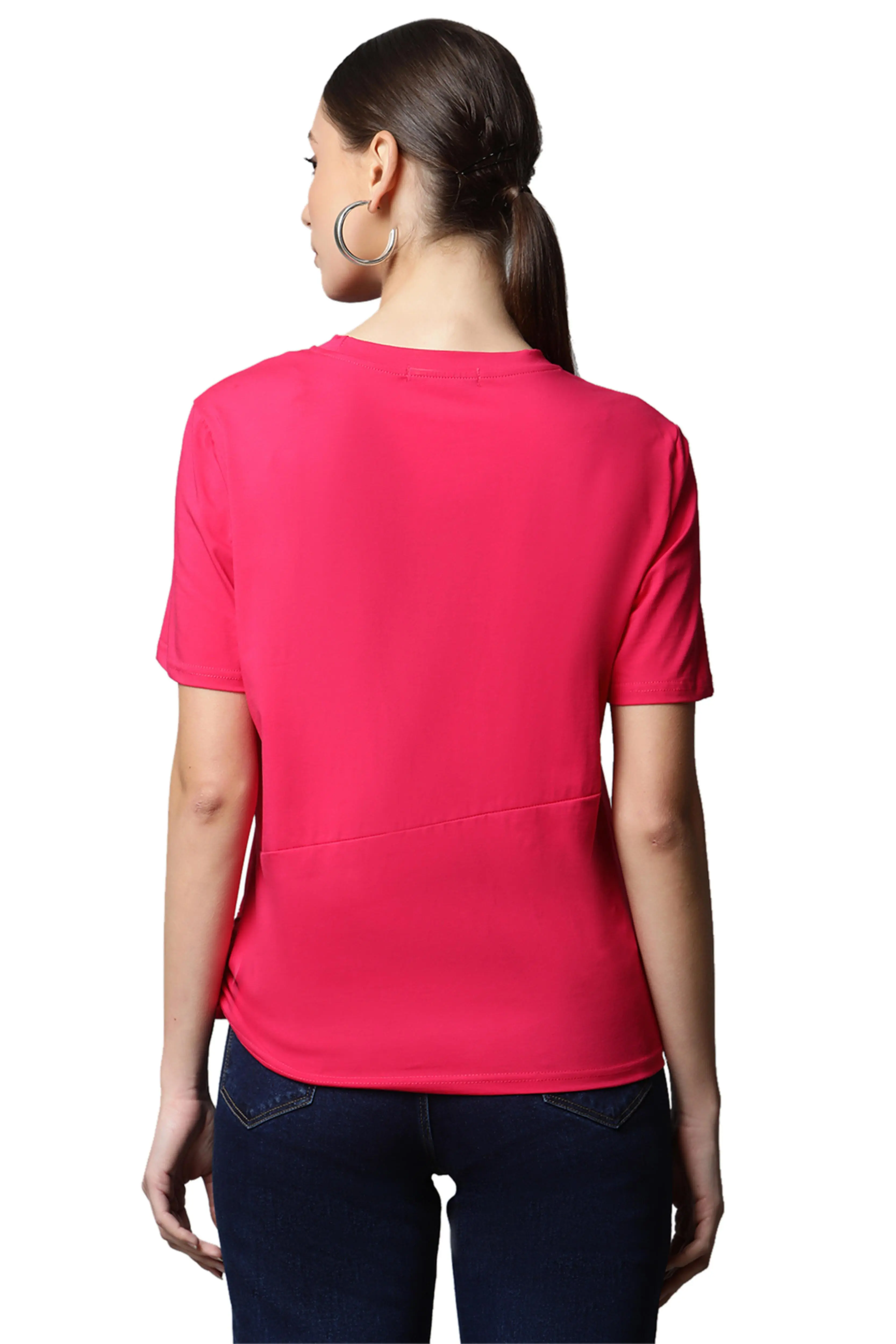 Women Regular Fit Floral Embroidery Top - Image 16