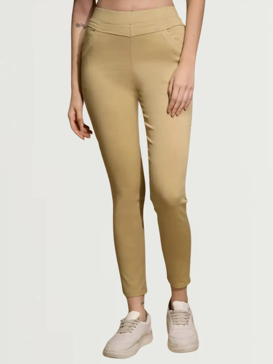 Gold Ultra Stretchable Jegging - Image 4